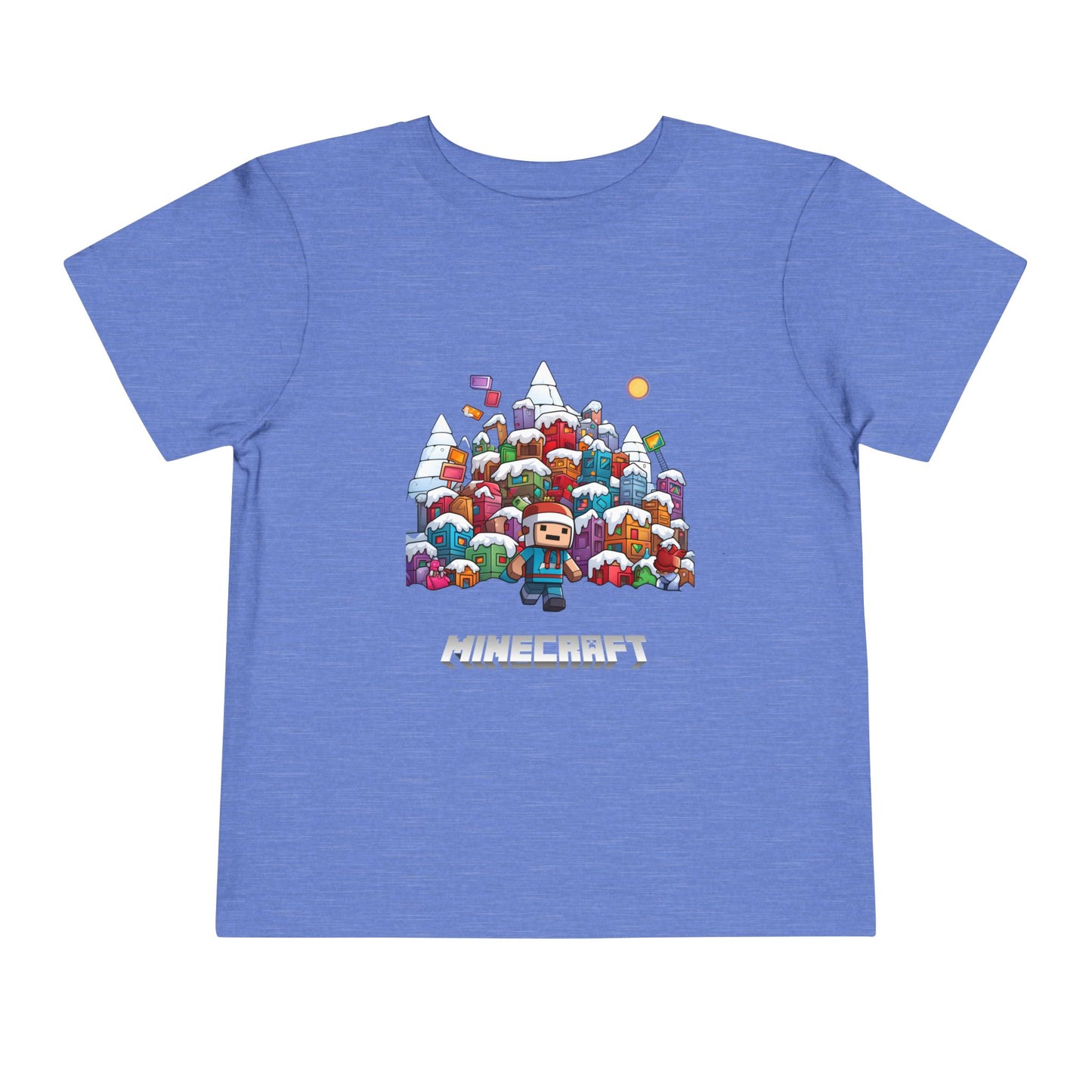 Christmas Mine-craft Toddler Short Sleeve Tee