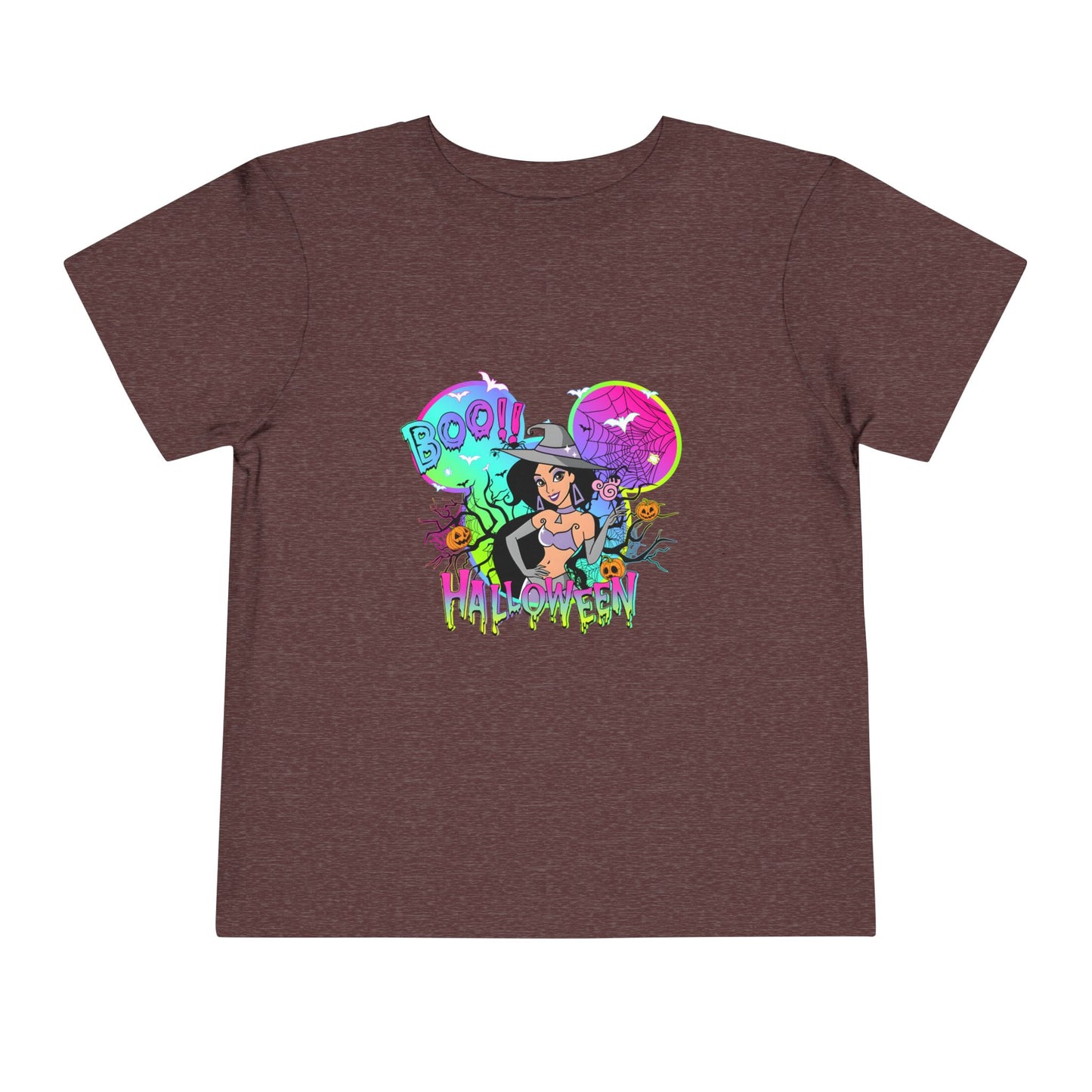Jasmine Boo! Halloween Toddler Short Sleeve Tee