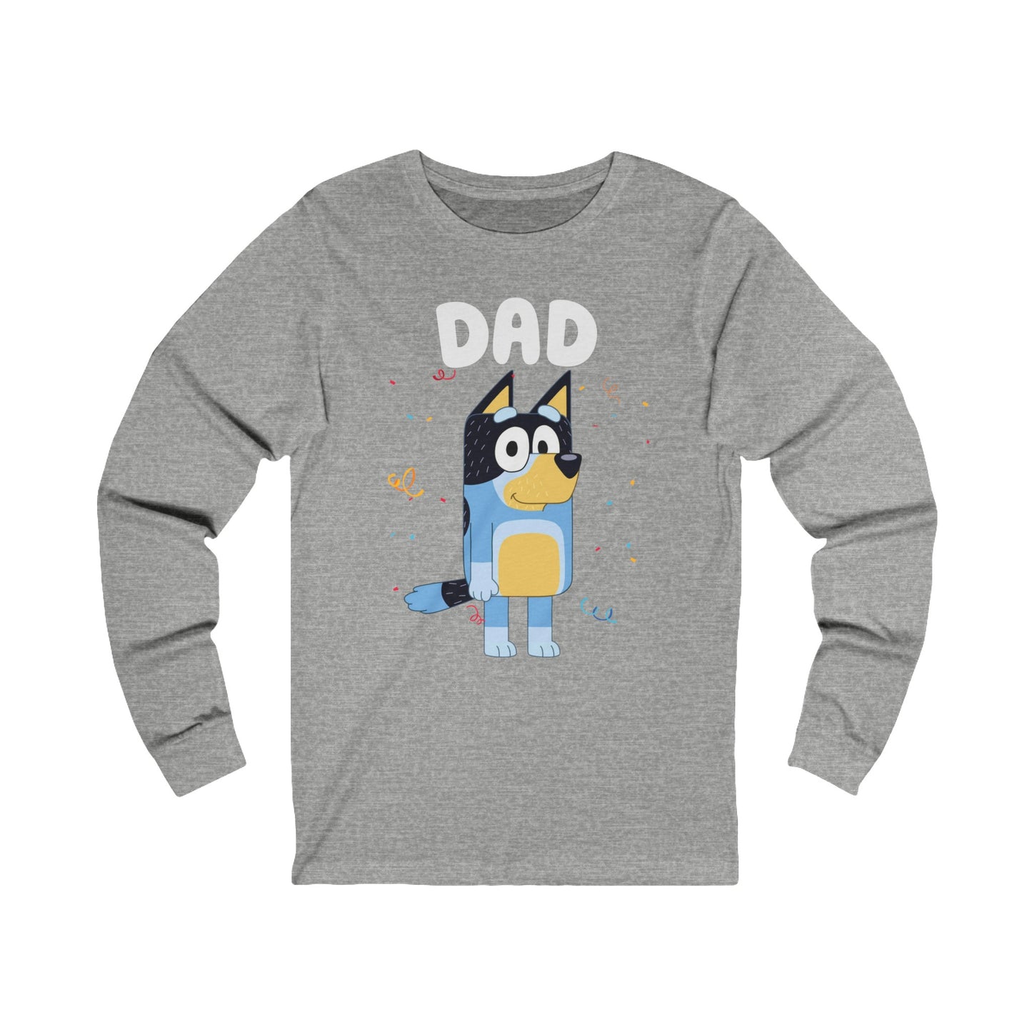 Dad Bluey Birthday Long sleeve Tshirt