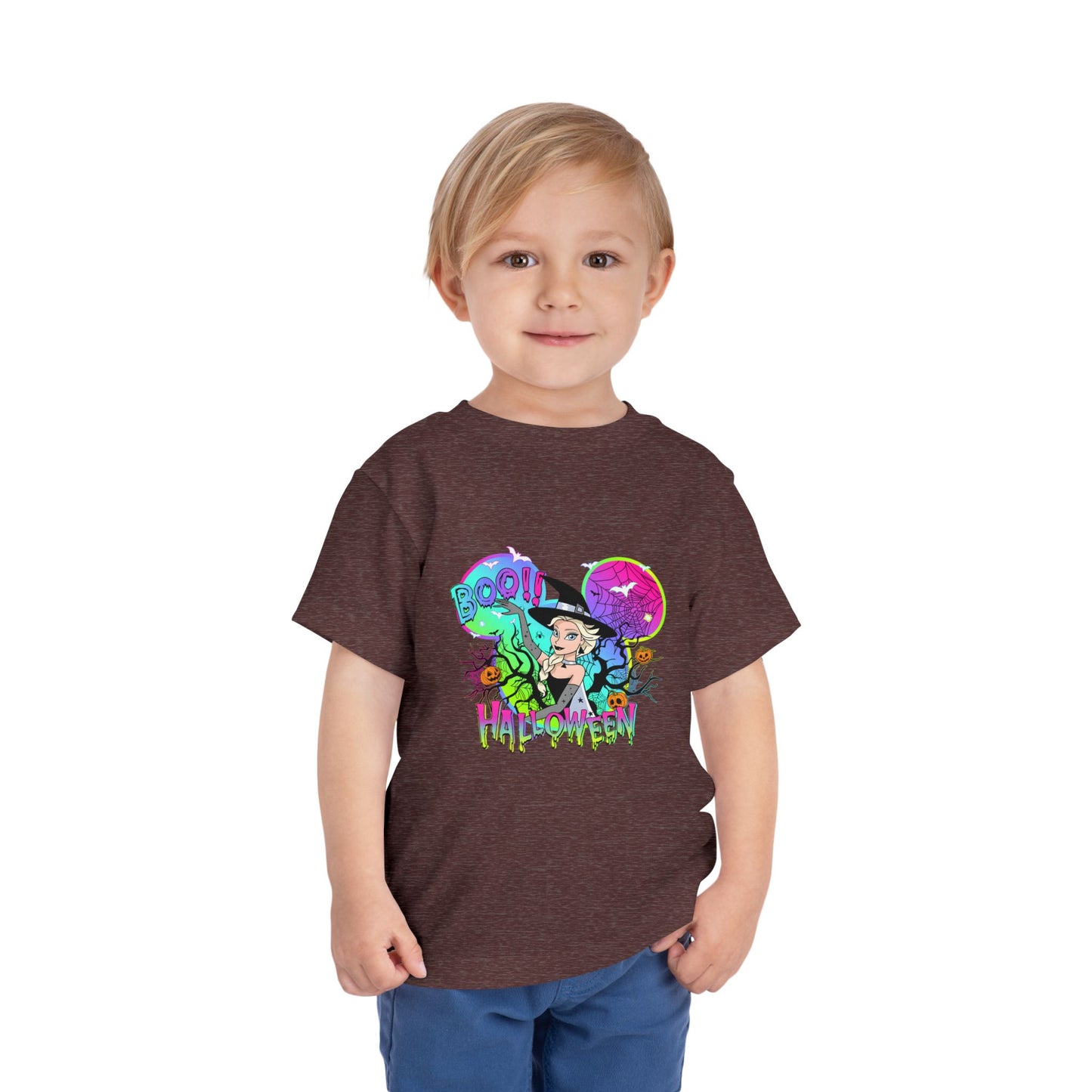Elsa Boo! Halloween Toddler Short Sleeve Tee