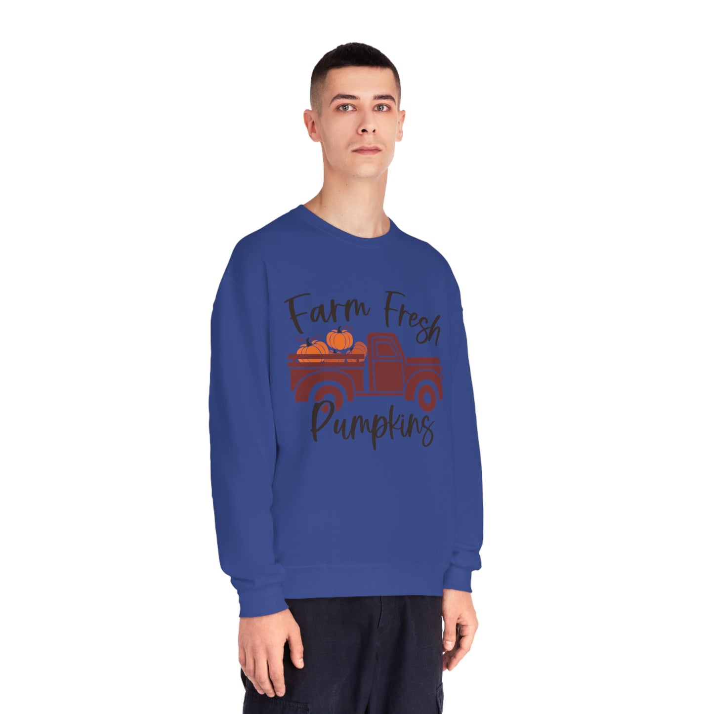 Farm Fresh Pumpkins Crewneck Sweatshirt