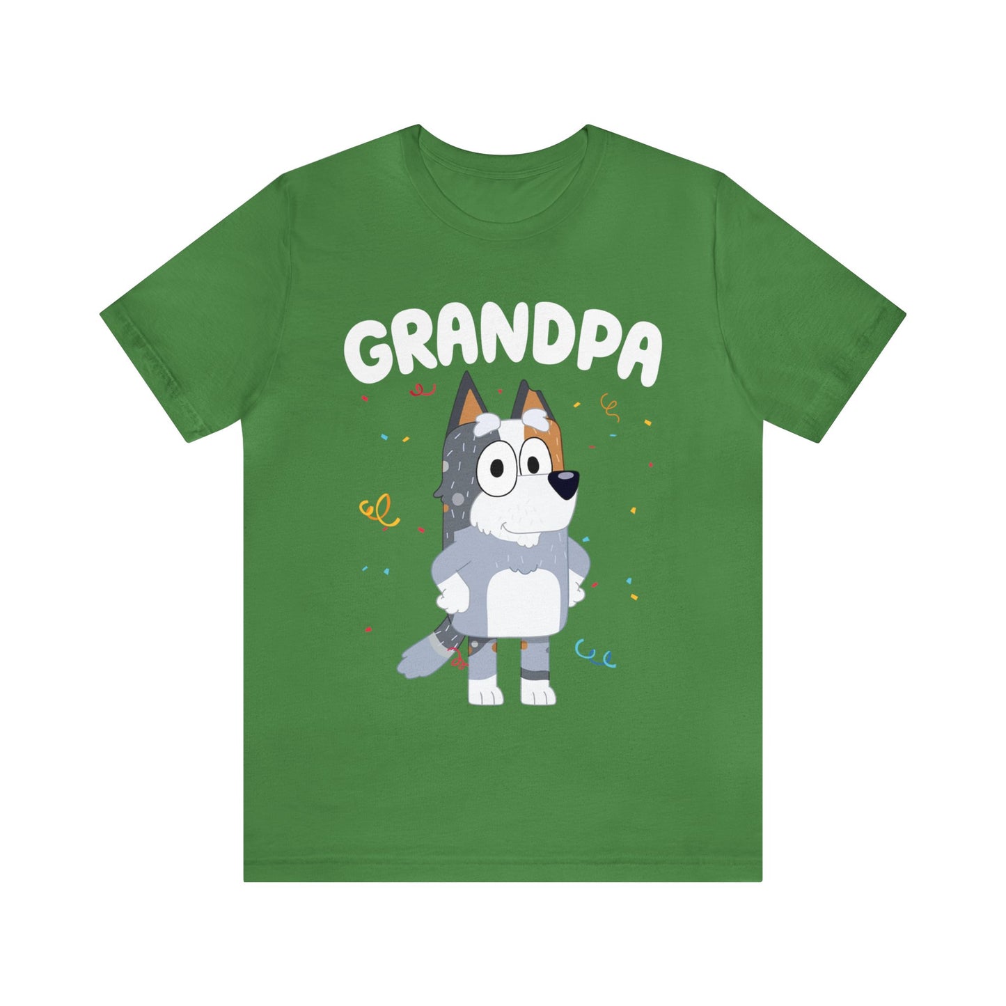 Grandpa Bluey Birthday Short sleeve Tshirt