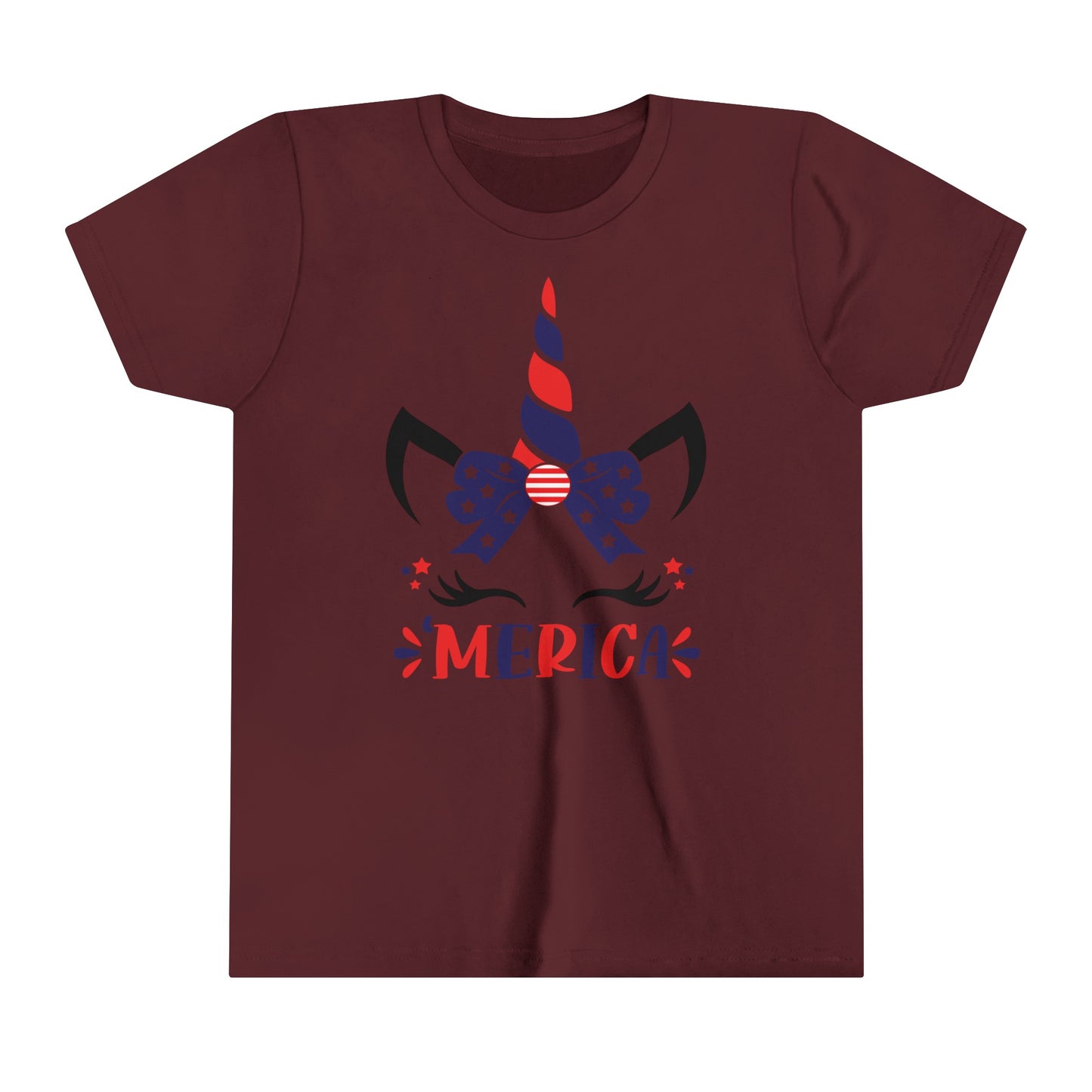 Unicorn 'Merica Youth Short Sleeve Tee