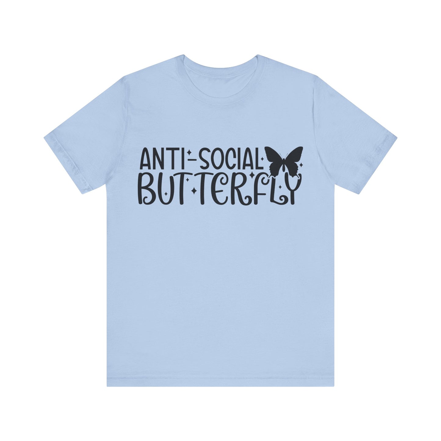 Anti-Social Butterfly Short Sleeve Tee