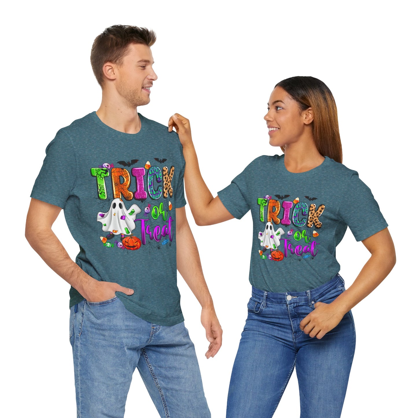 Trick or treat Jersey Short Sleeve Tee