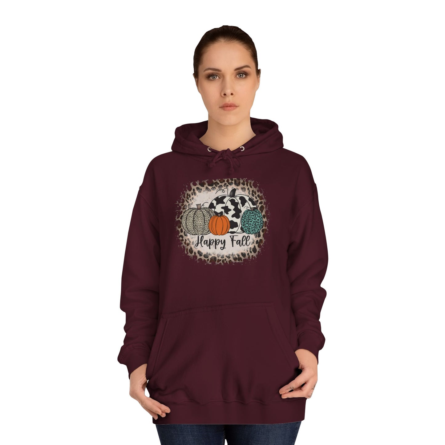 Happy Fall College Hoodie