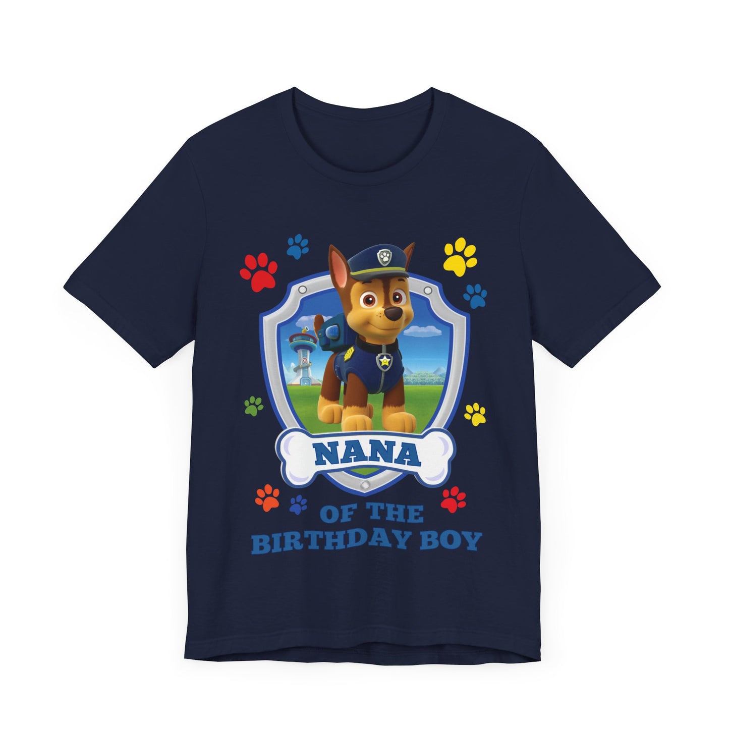 Nana for the Birthday Boy Jersey Short Sleeve Tee