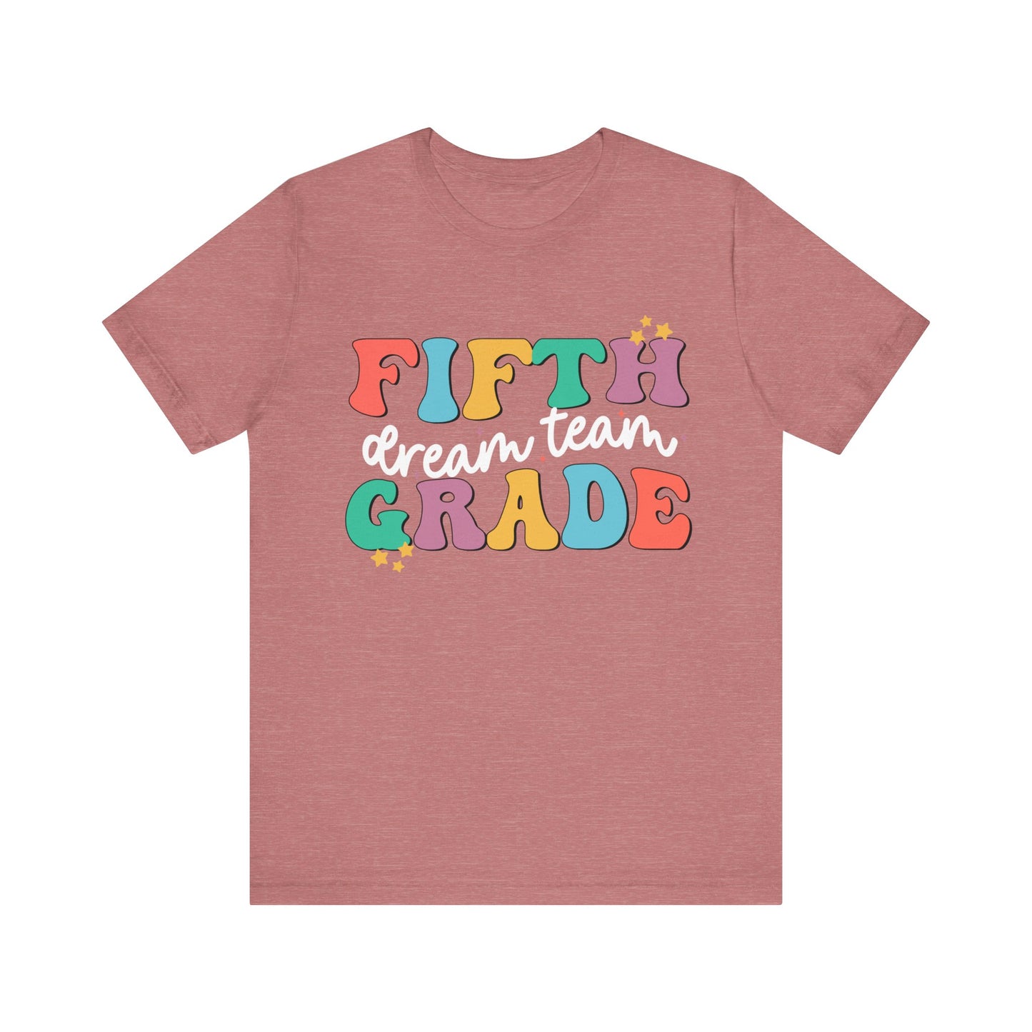 Fifth Grade Dream Team Jersey Short Sleeve Tee