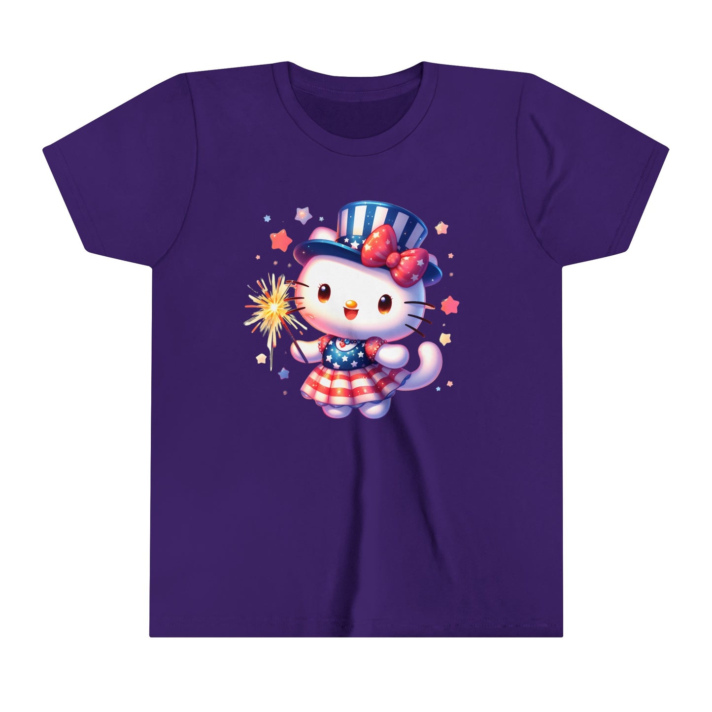 Sparkler Hello Kitty Youth Short Sleeve Tee