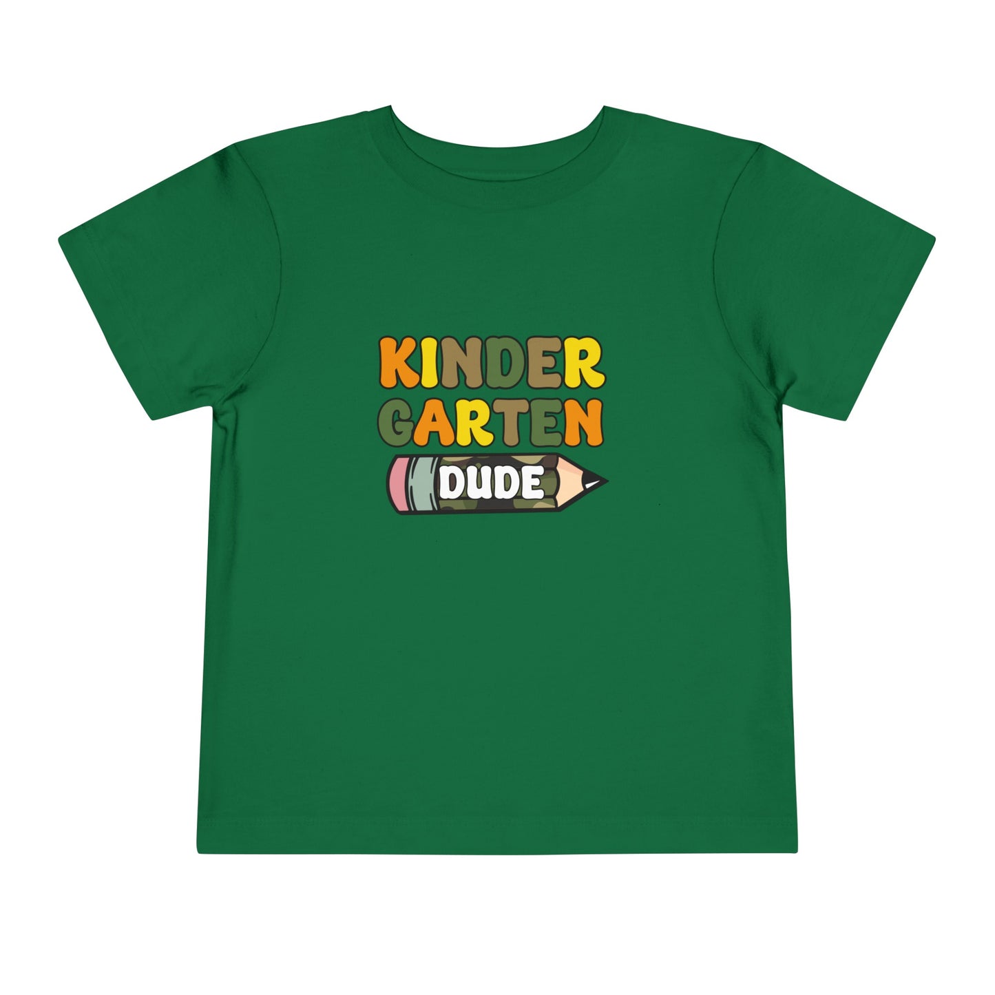 Kindergarten Dude Toddler Short Sleeve Tee