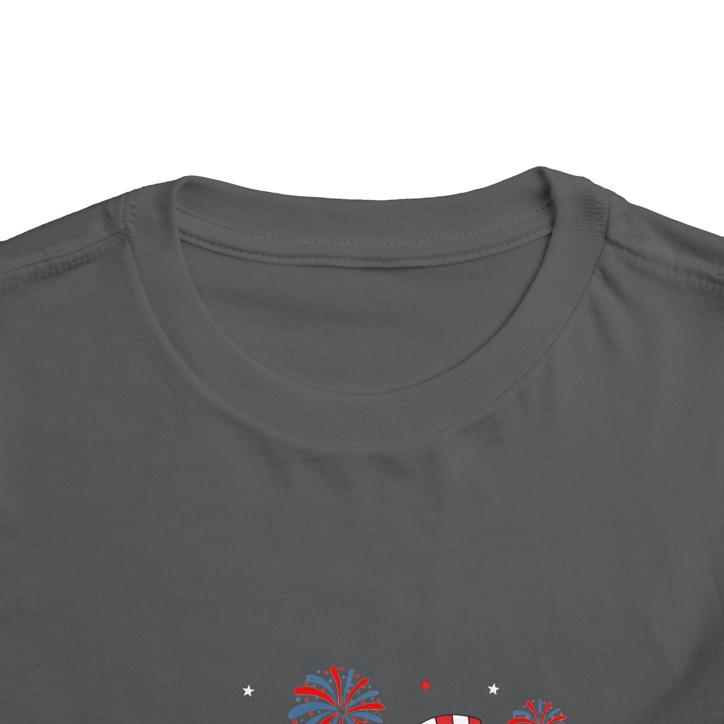 Happy 4th of July Toddler Short Sleeve Tee