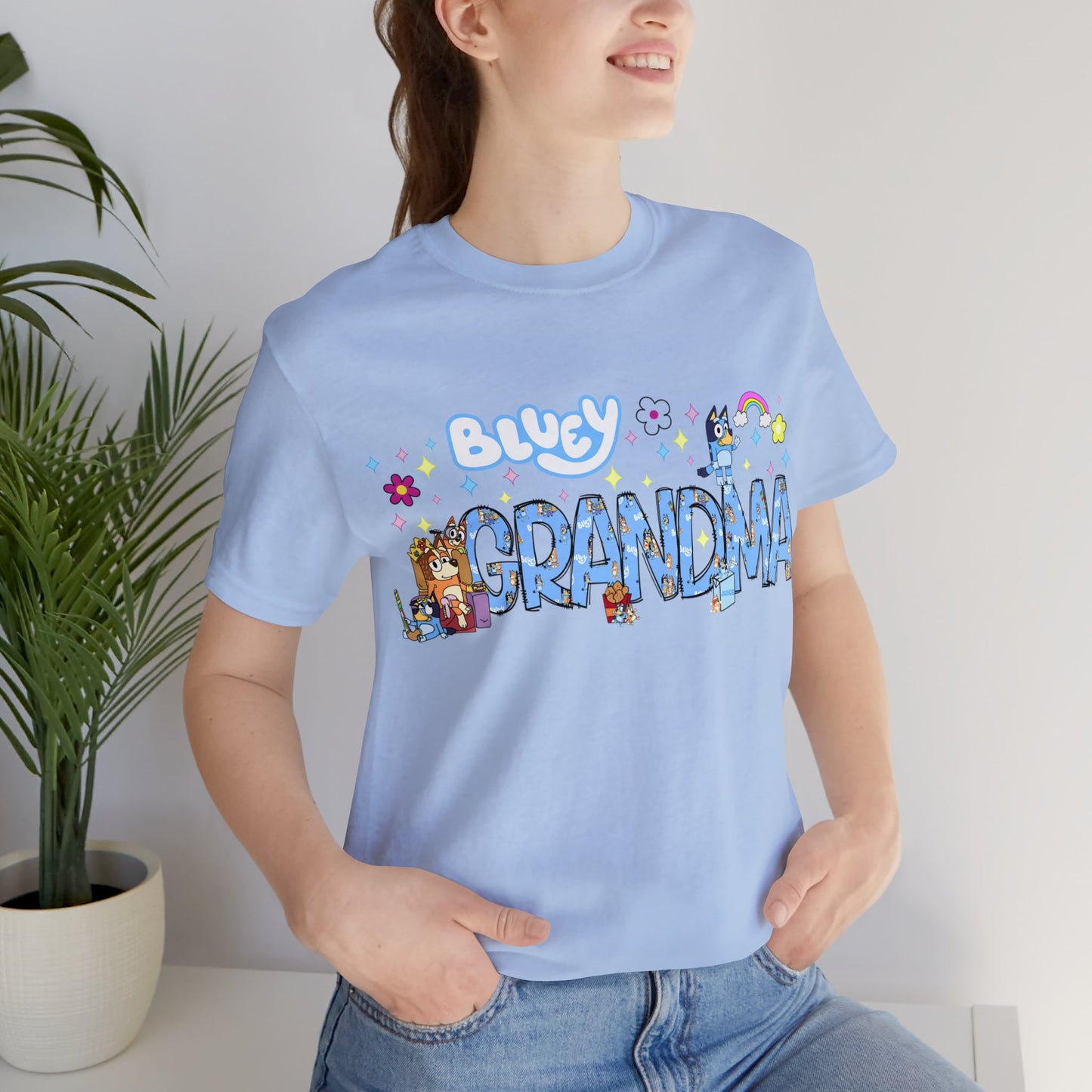 Bluey - Grandma Daily Affirmations Short Sleeve Tshirt