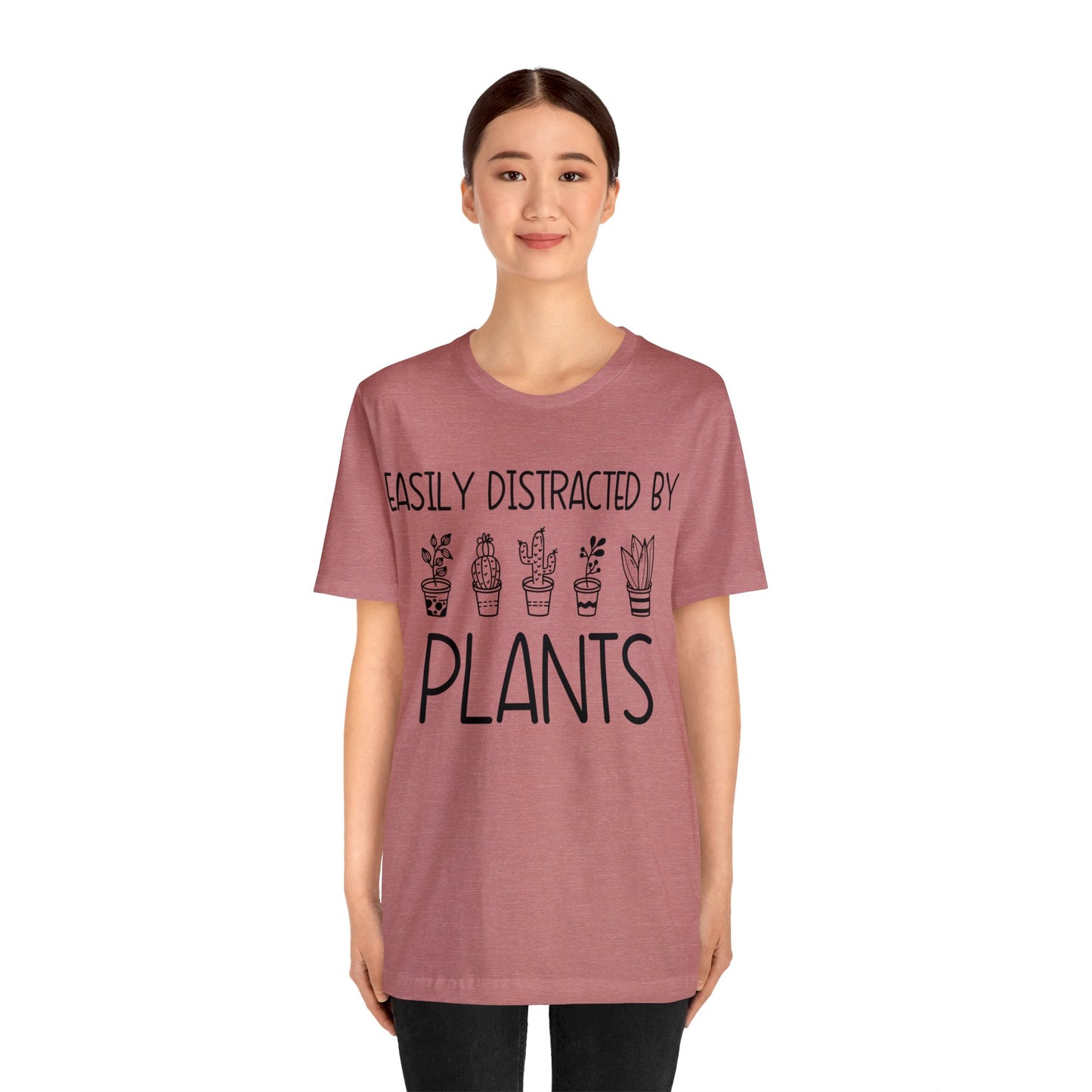 Easily Distracted by Plants Short Sleeve Tee