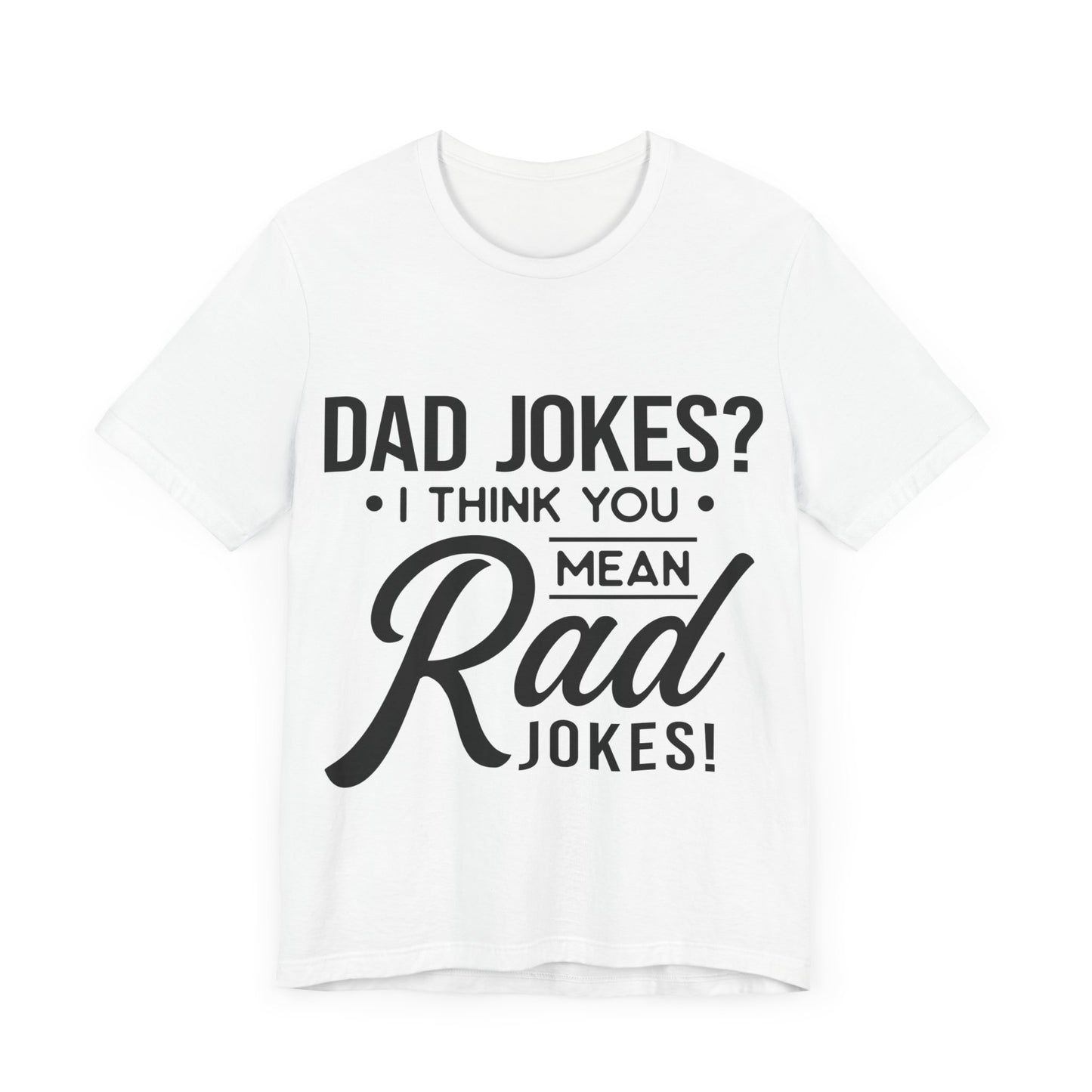 Dad Jokes Jersey Short Sleeve Tee