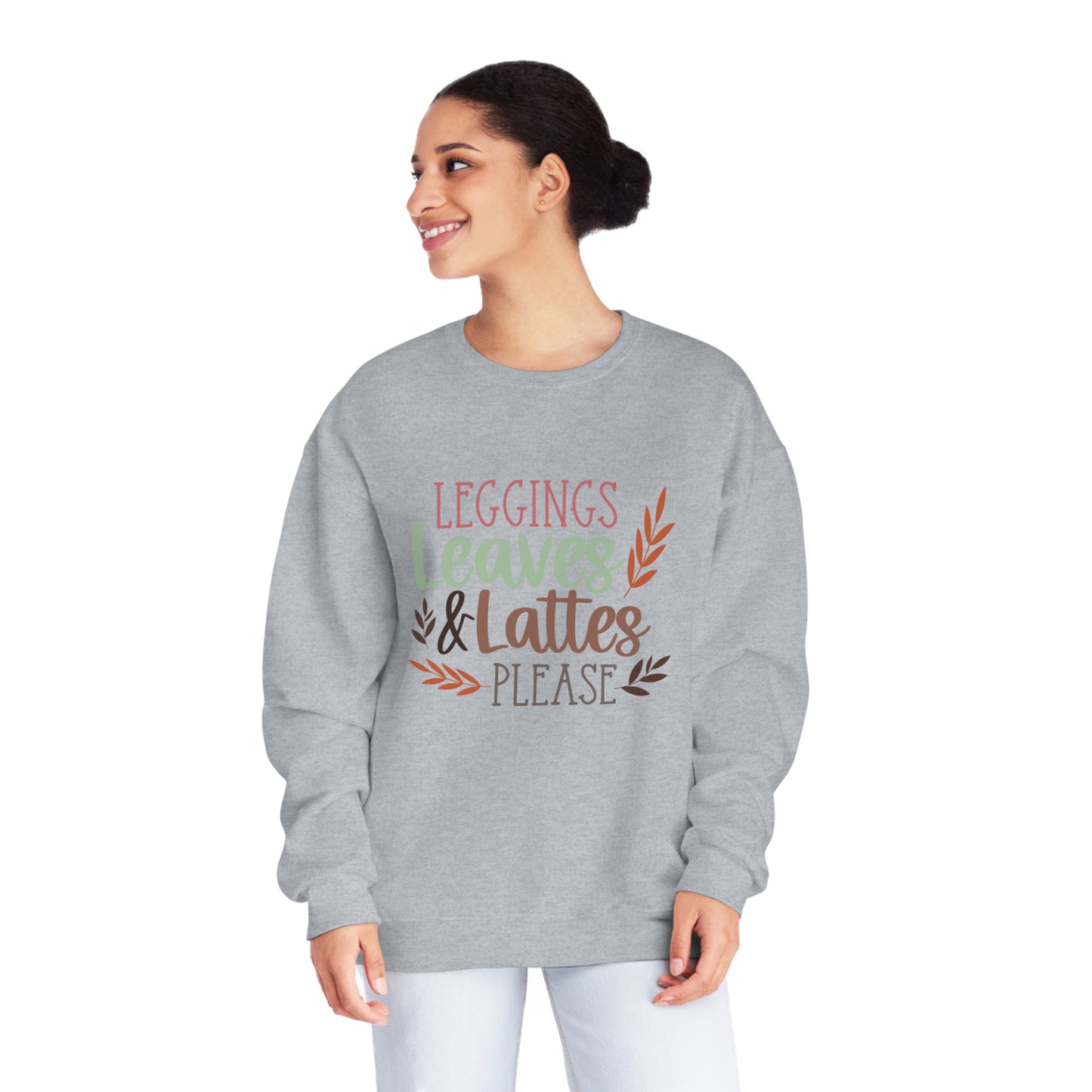 Leggings, Leaves & Lattes Please Crewneck Sweatshirt