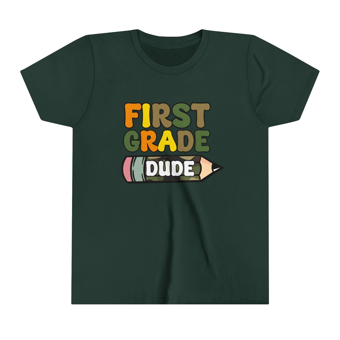 First Grade Dude Youth Short Sleeve Tee