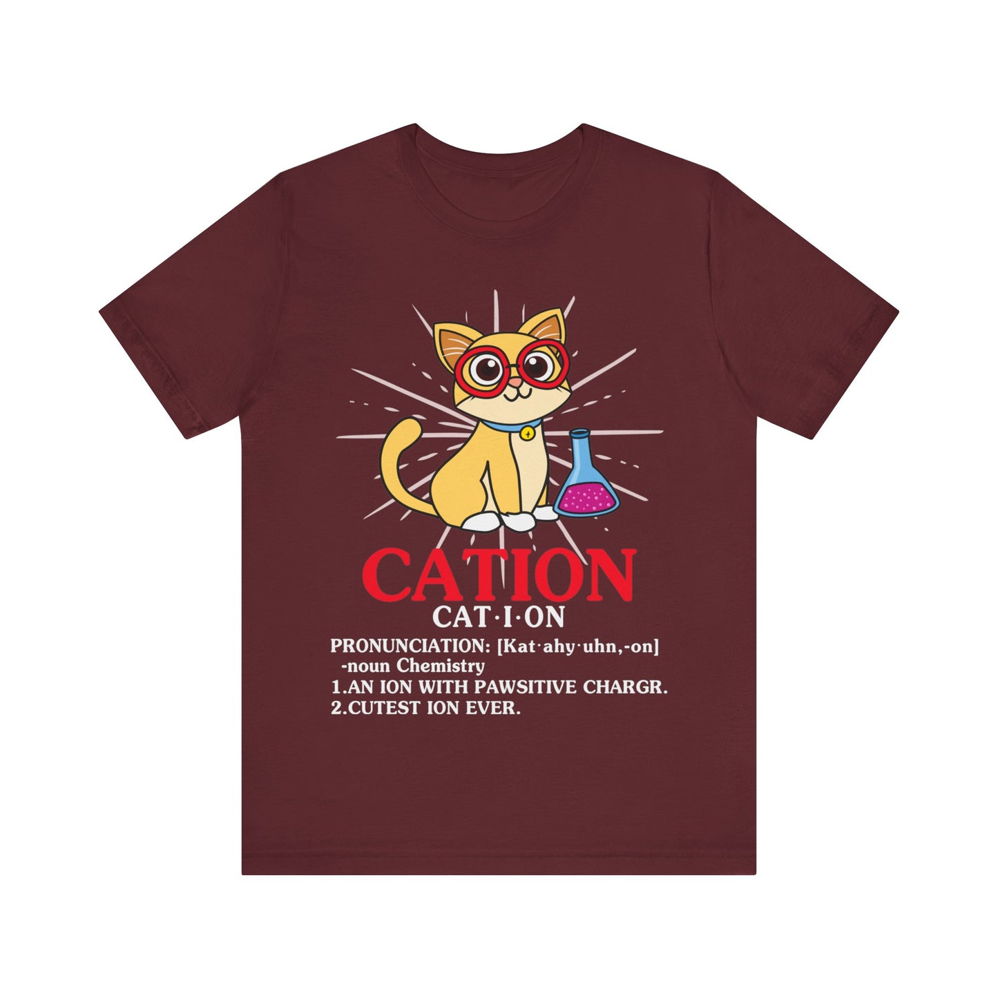 Cat-I-On (Cation) Definition Jersey Short Sleeve Tee