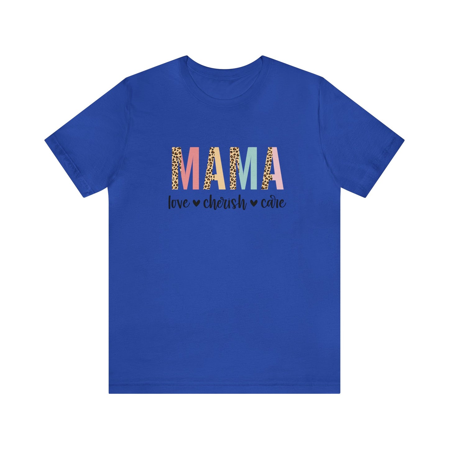 MAMA Leopard print short sleeve tshirt