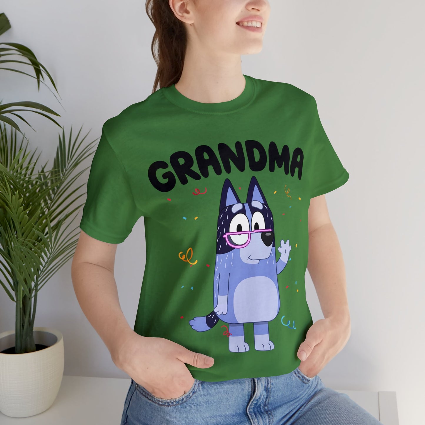 Grandma Bluey Birthday short sleeve Tshirt