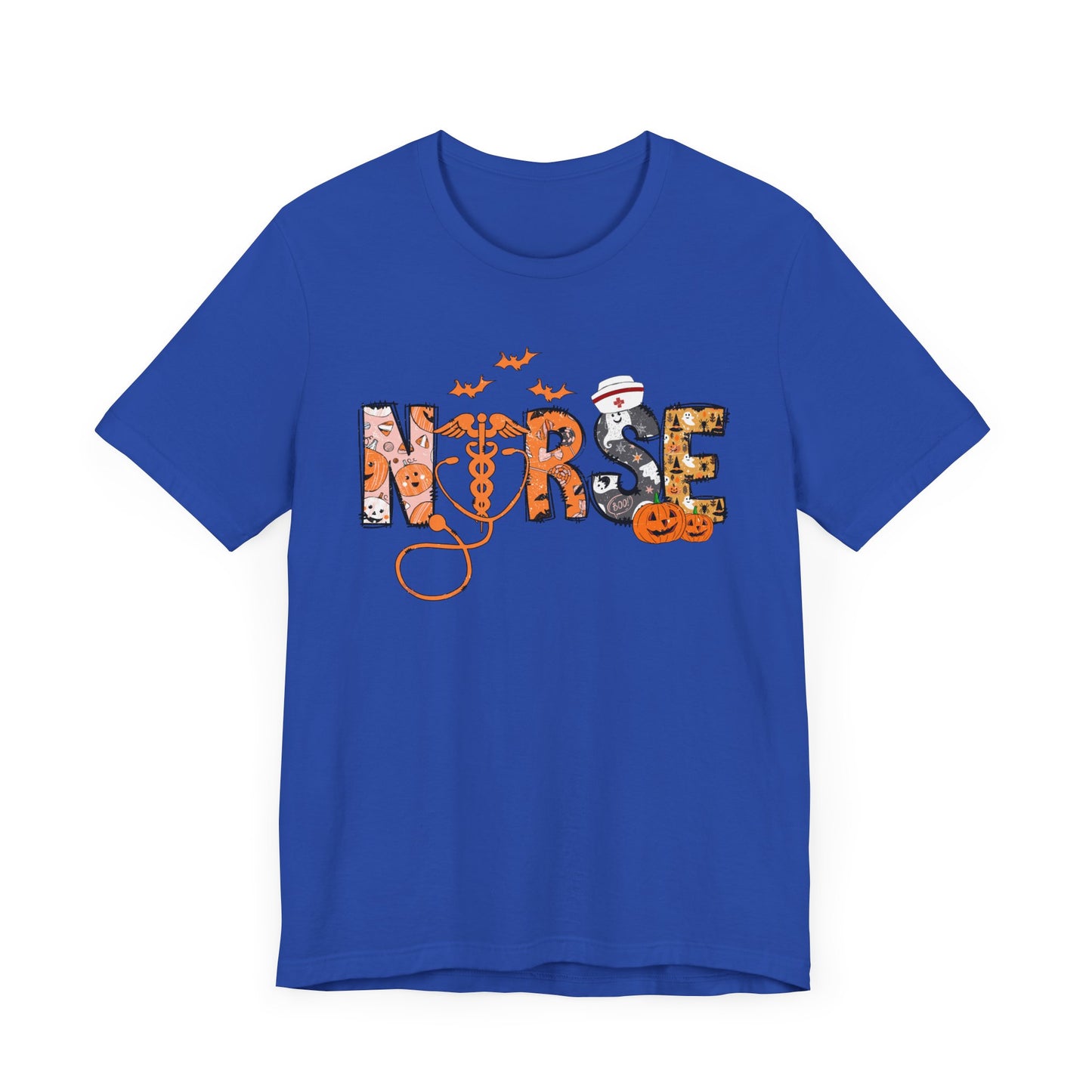 Nurse Halloween Jersey Short Sleeve Tee