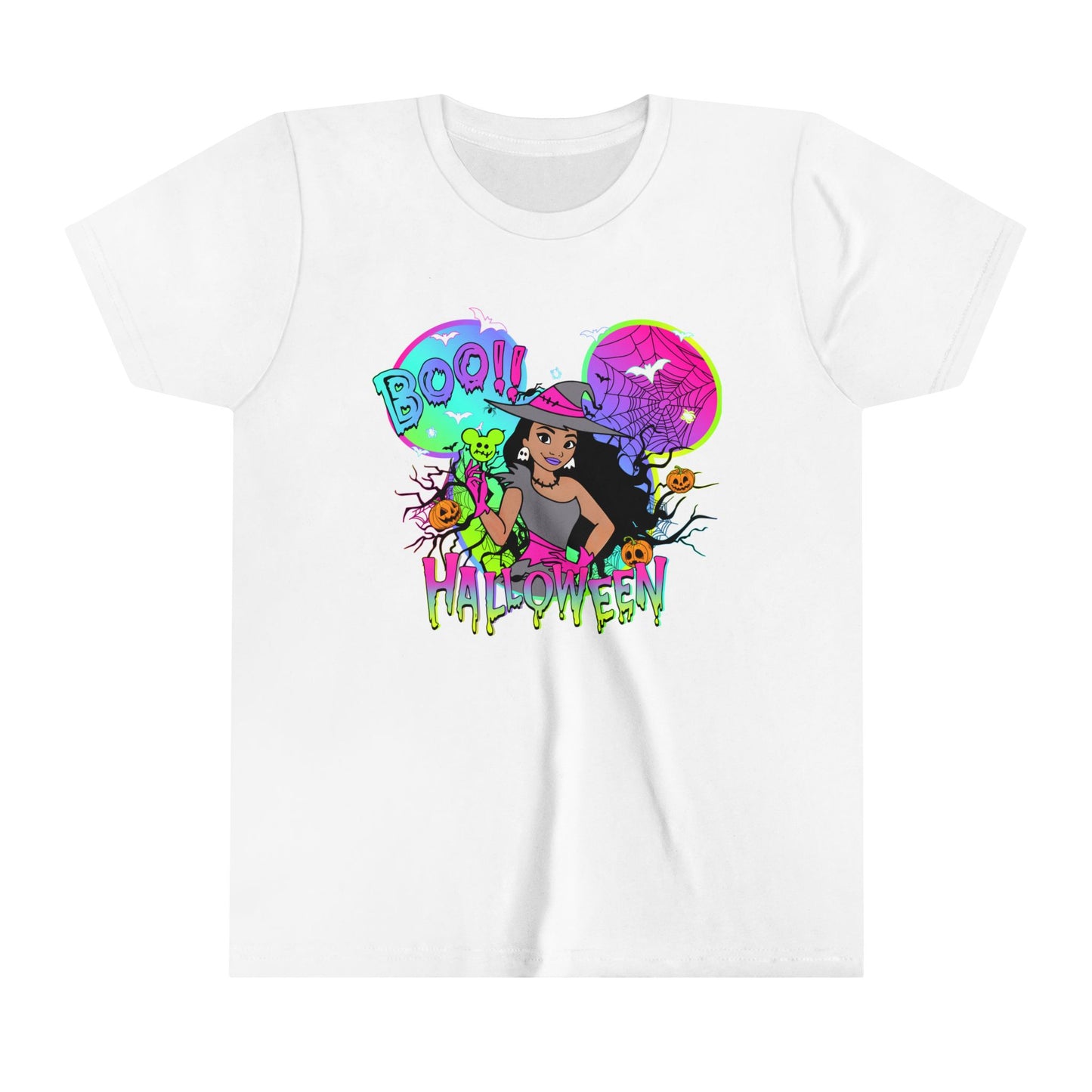 Moana Boo! Halloween Youth Short Sleeve Tee