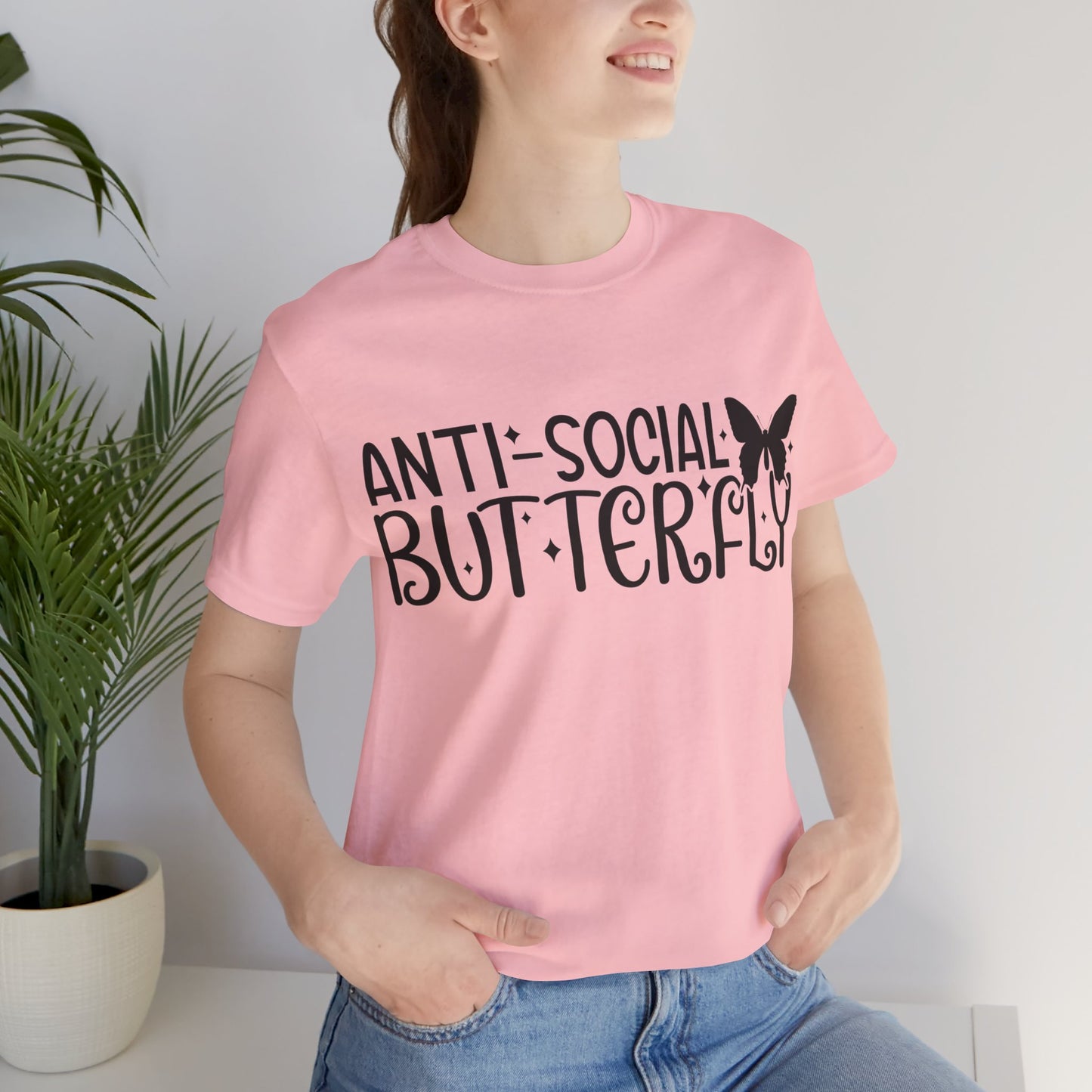 Anti-Social Butterfly Short Sleeve Tee