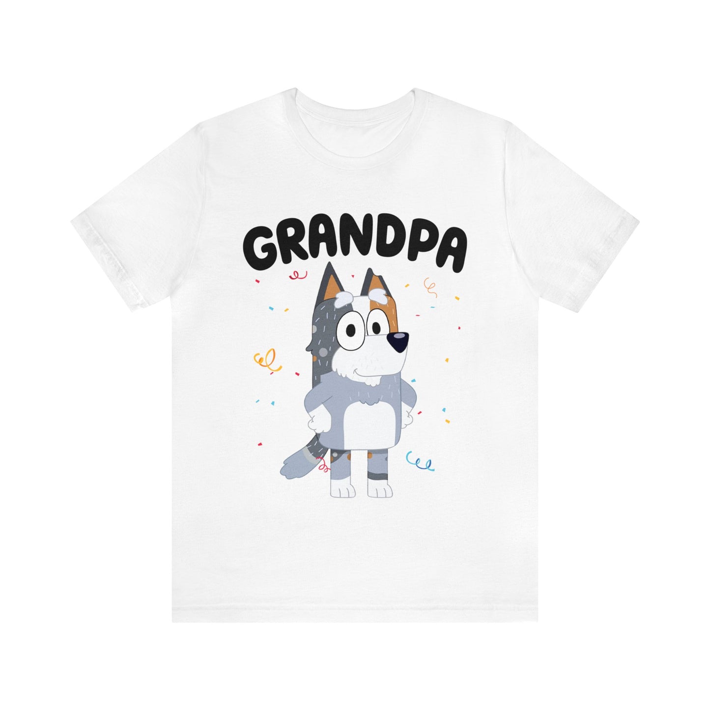 Grandpa Bluey Birthday Short sleeve Tshirt