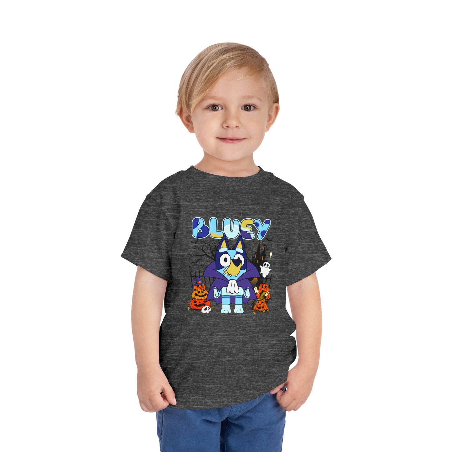 Bluey vampire Toddler Short Sleeve Tee