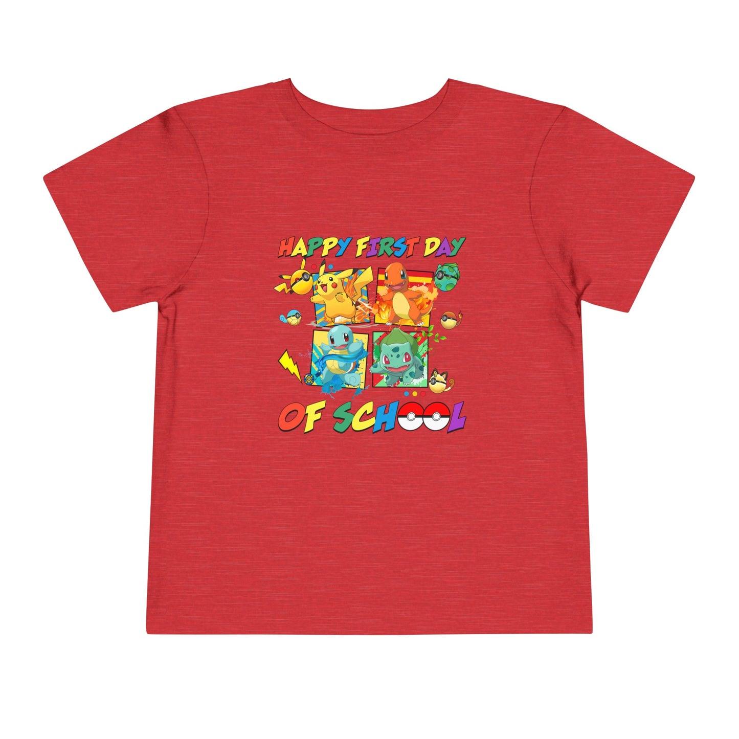 Happy First Day of School Toddler Short Sleeve Tee