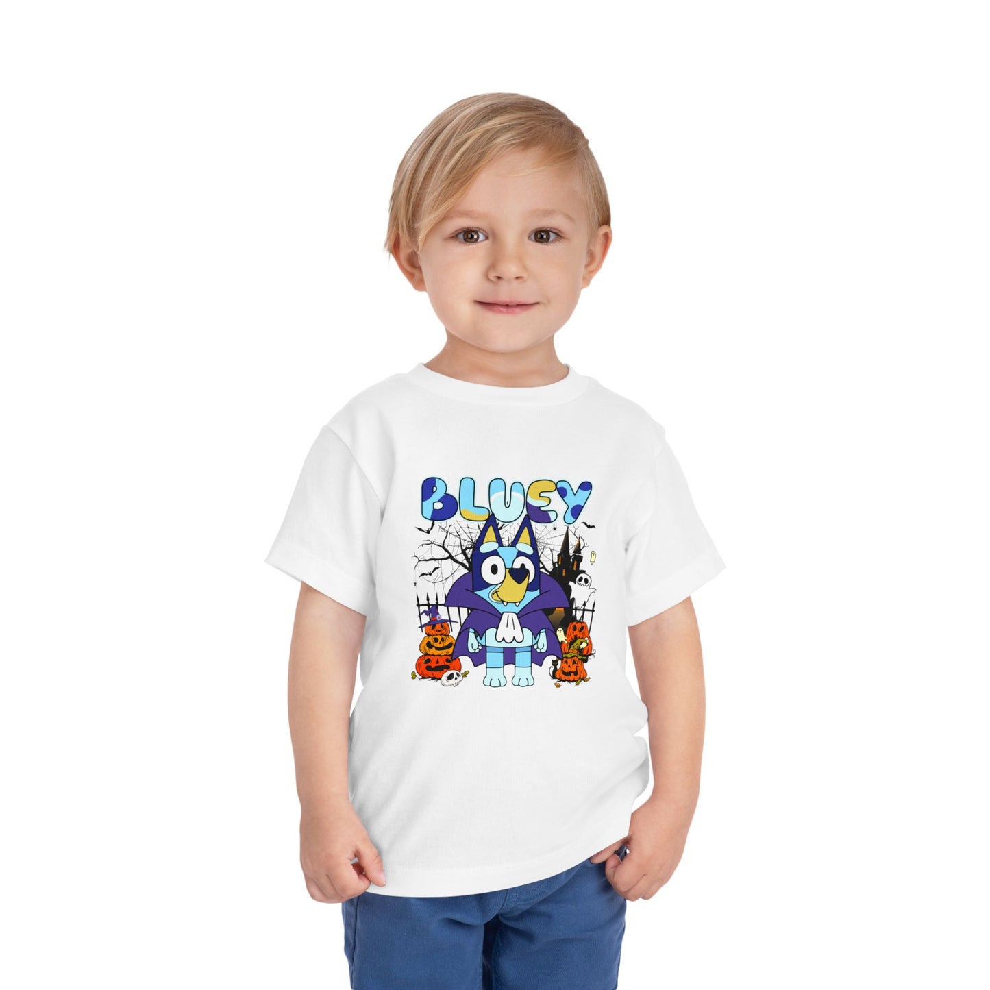 Bluey vampire Toddler Short Sleeve Tee