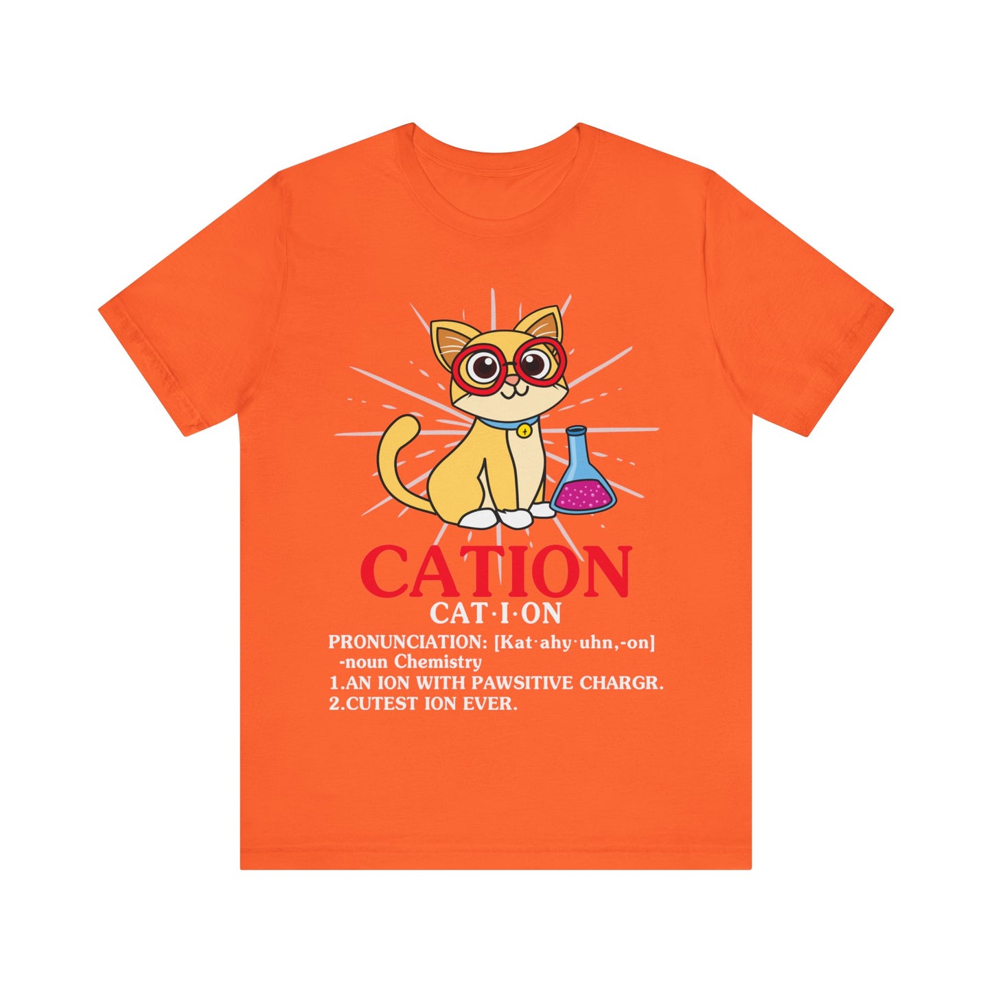 Cat-I-On (Cation) Definition Jersey Short Sleeve Tee