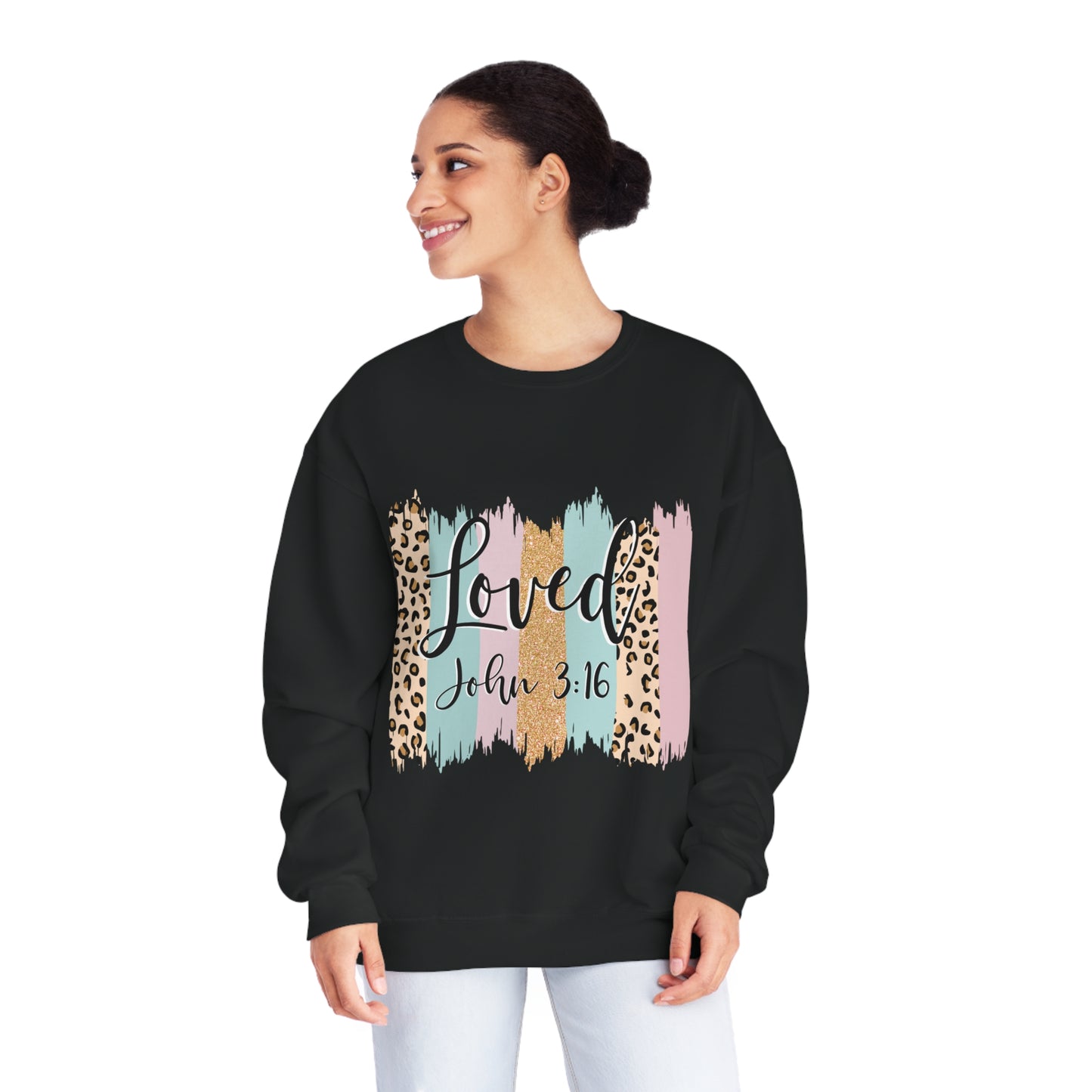 Loved John 3:16 Crewneck Sweatshirt