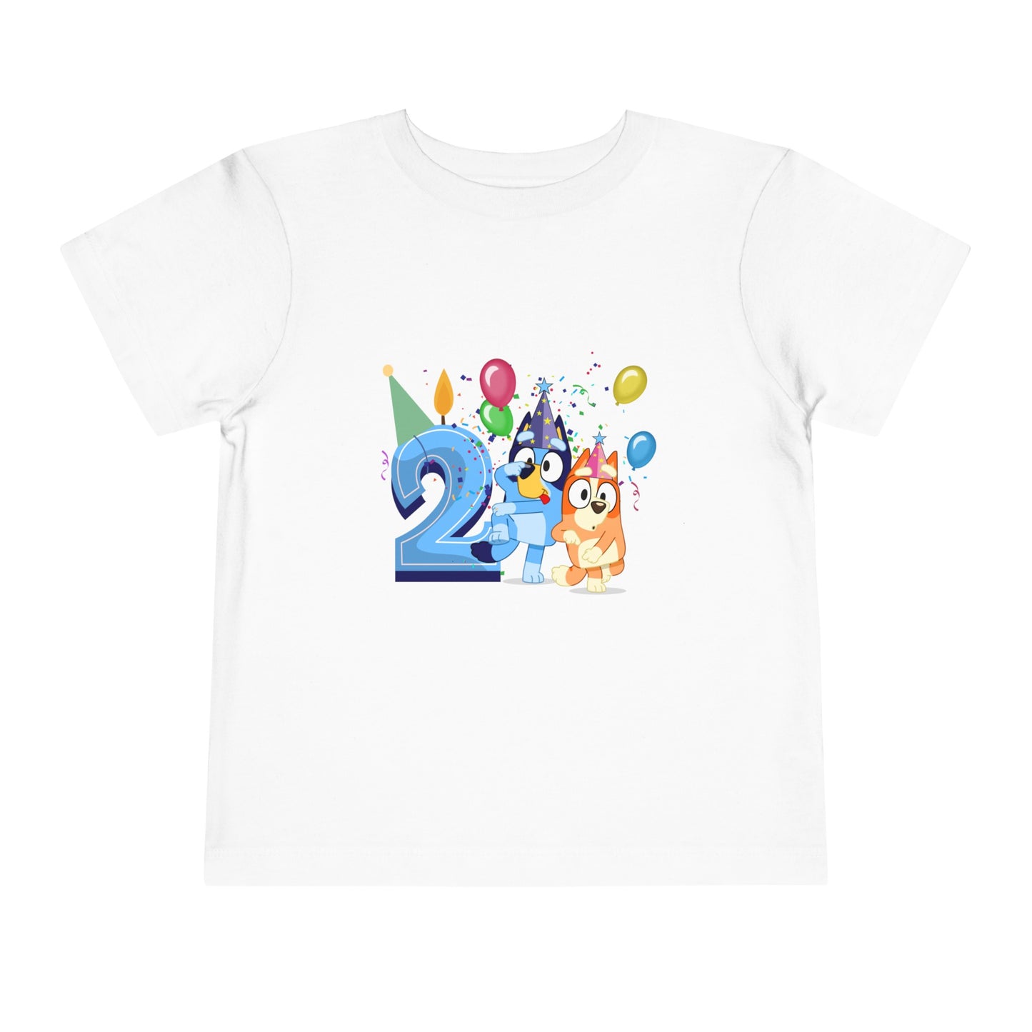 2nd Birthday Toddler Short Sleeve Tee