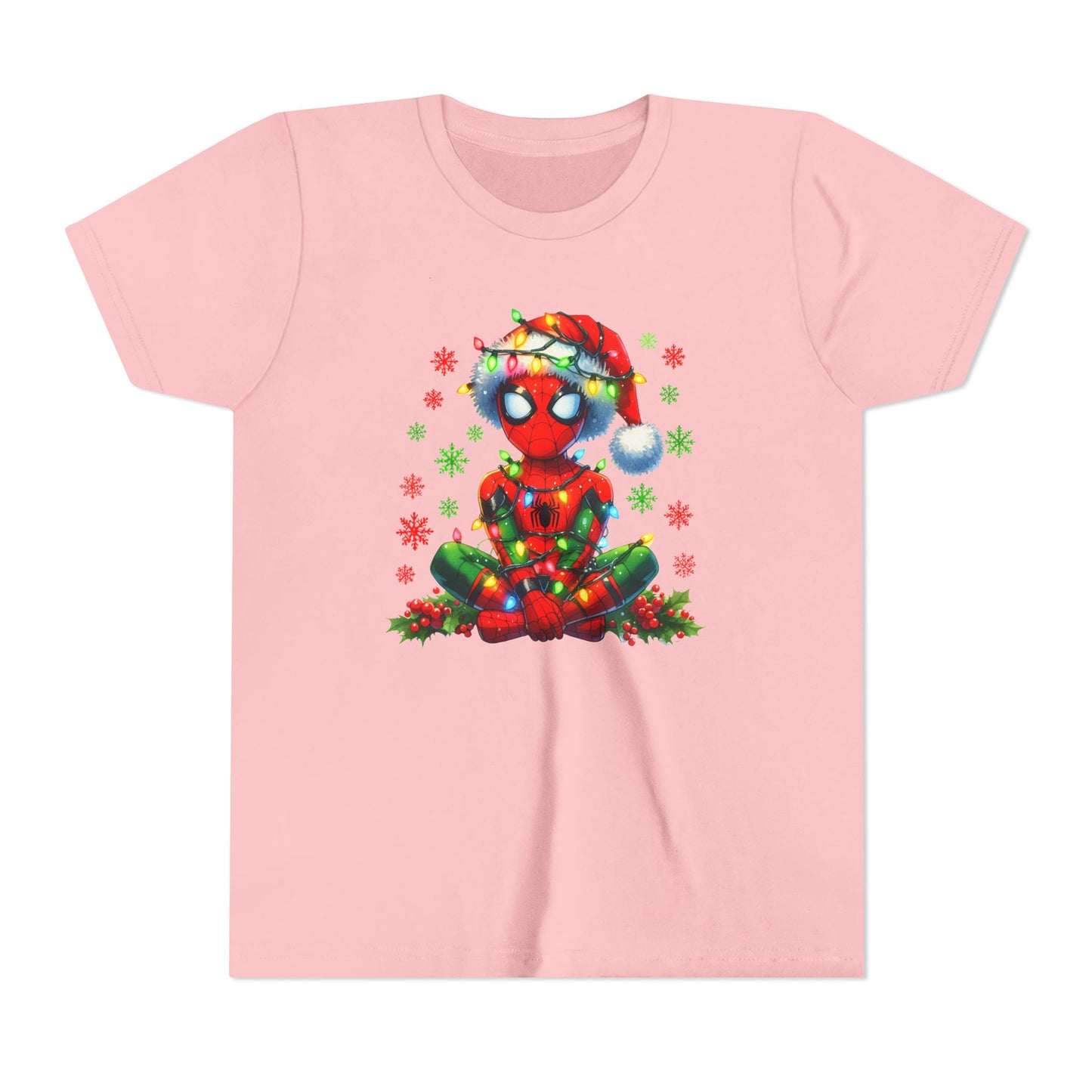 Spidey Christmas Youth Short Sleeve Tee