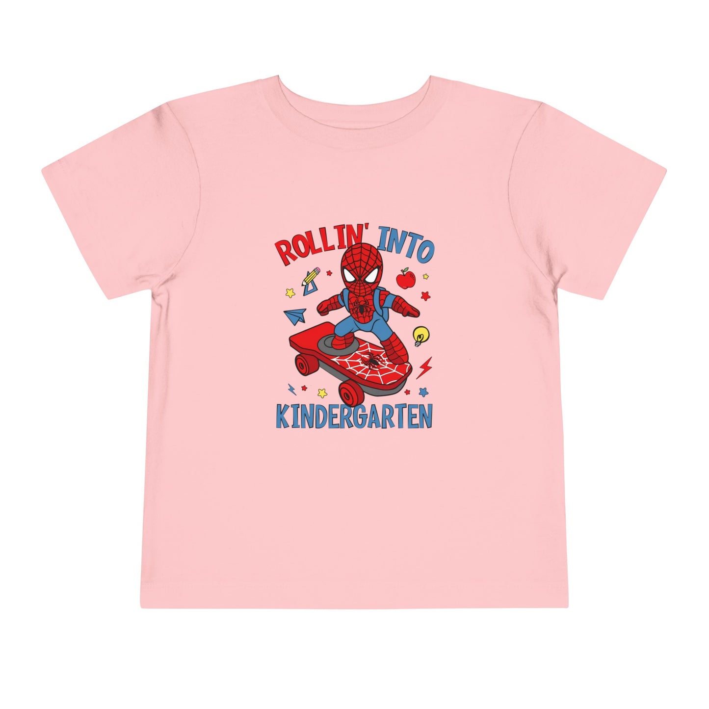 Rollin' Into Kindergarten Toddler Short Sleeve Tee
