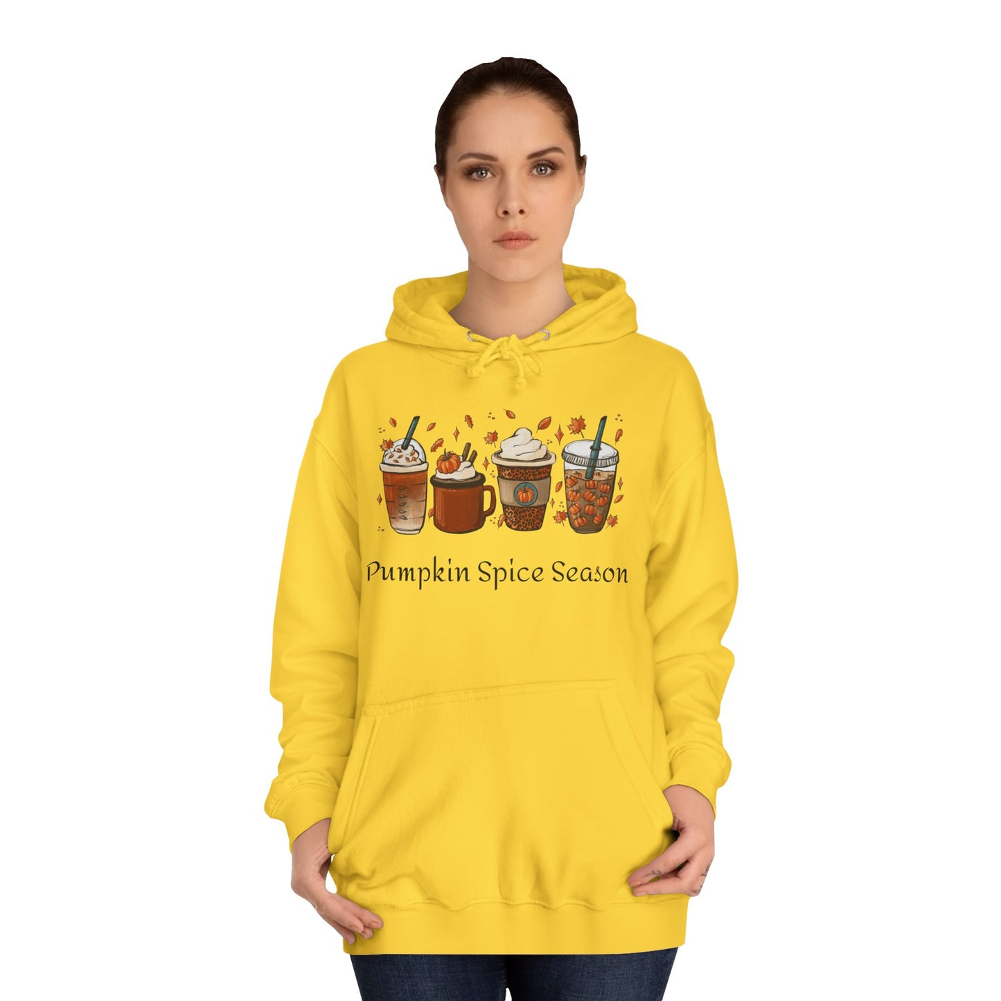 Pumpkin Spice Season College Hoodie