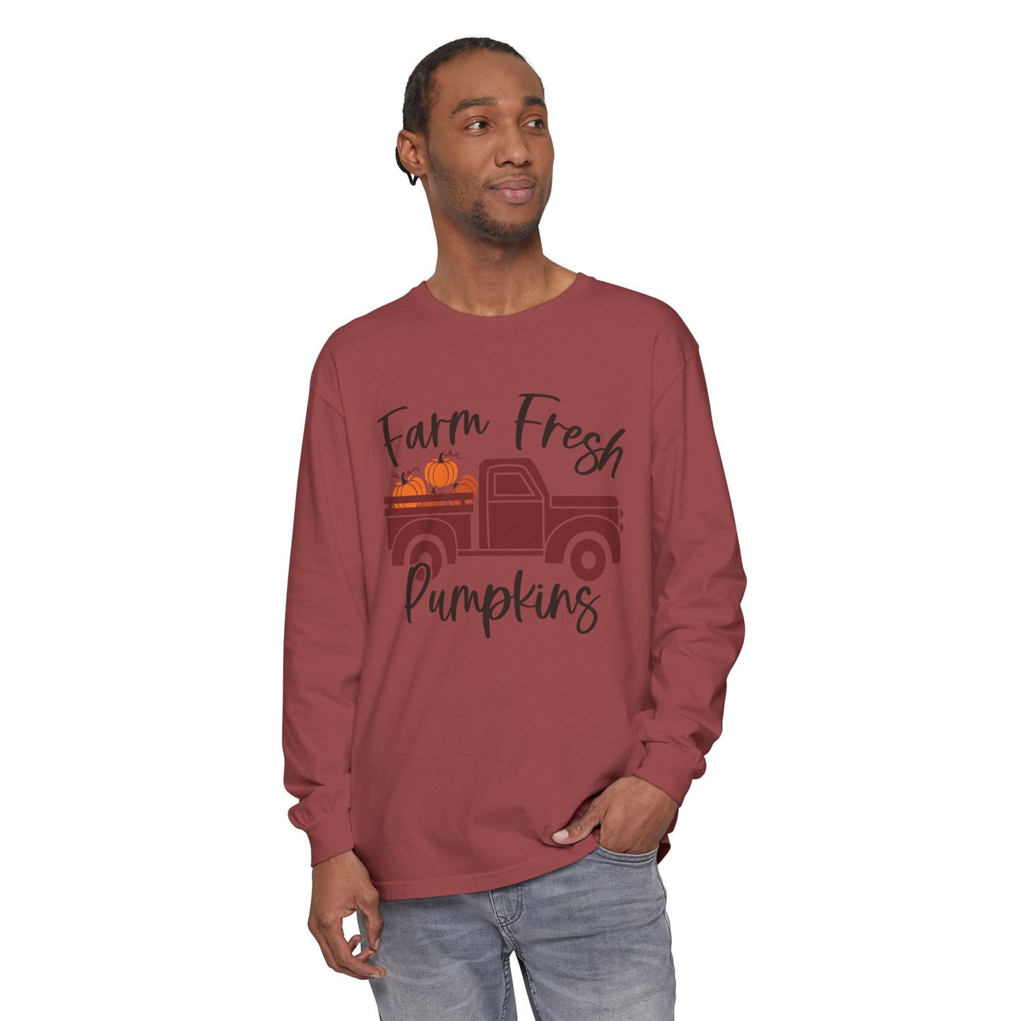 Farm Fresh Pumpkins Long Sleeve T-Shirt