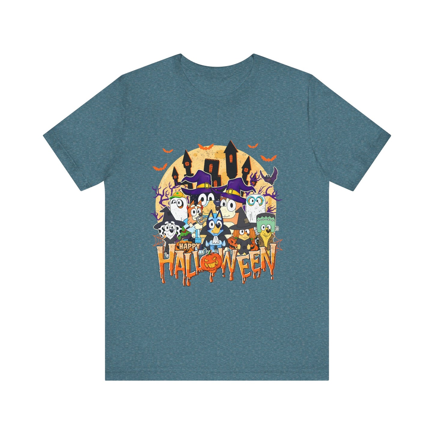 Happy Halloween Jersey Short Sleeve Tee