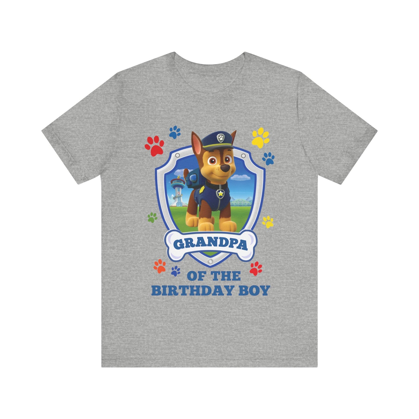 Grandpa of the Birthday Boy Jersey Short Sleeve Tee
