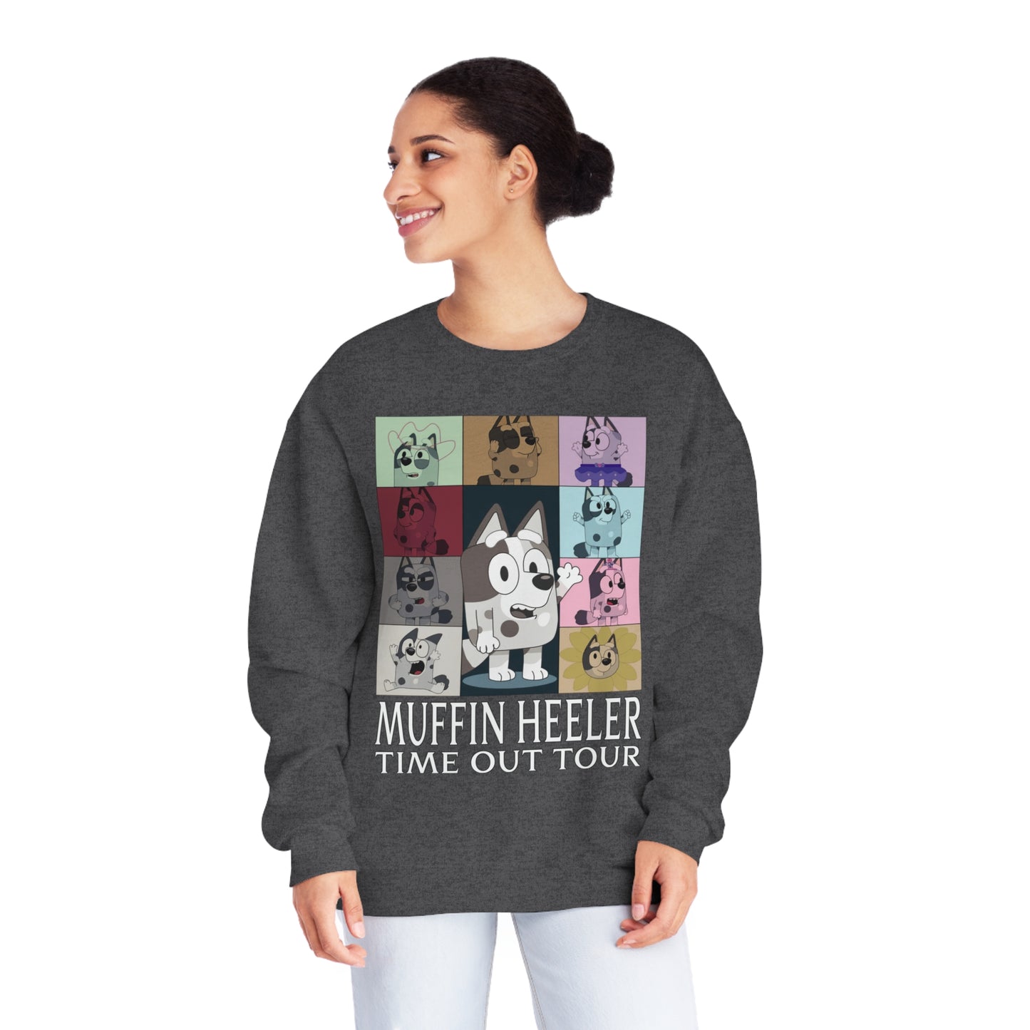 Muffin Heeler Time Out Tour sweatshirt