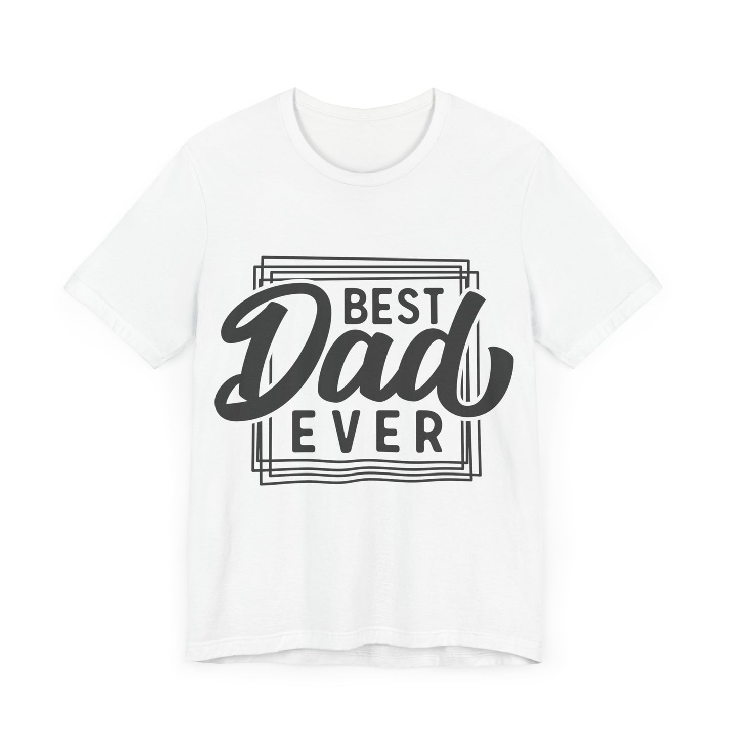 Best Dad Ever Jersey Short Sleeve Tee