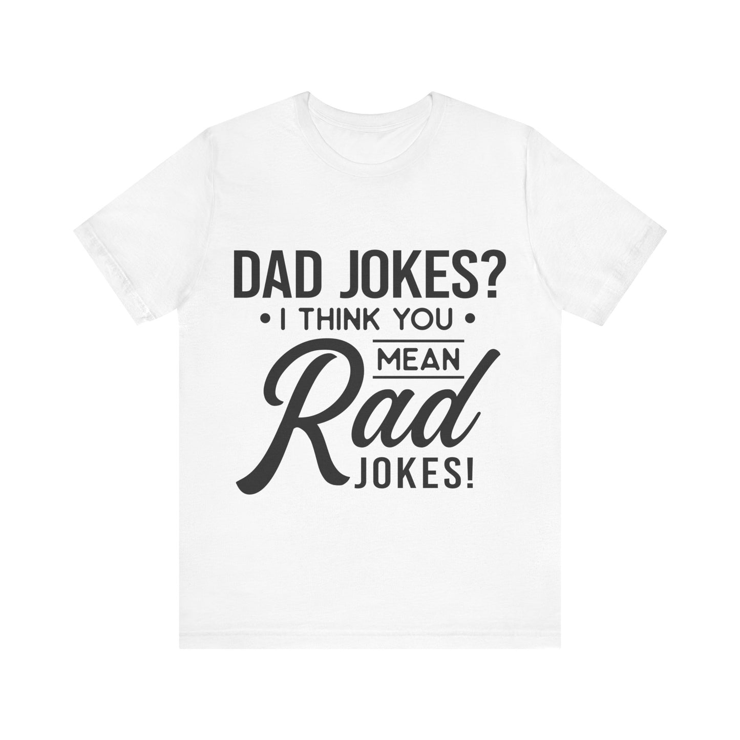 Dad Jokes Jersey Short Sleeve Tee