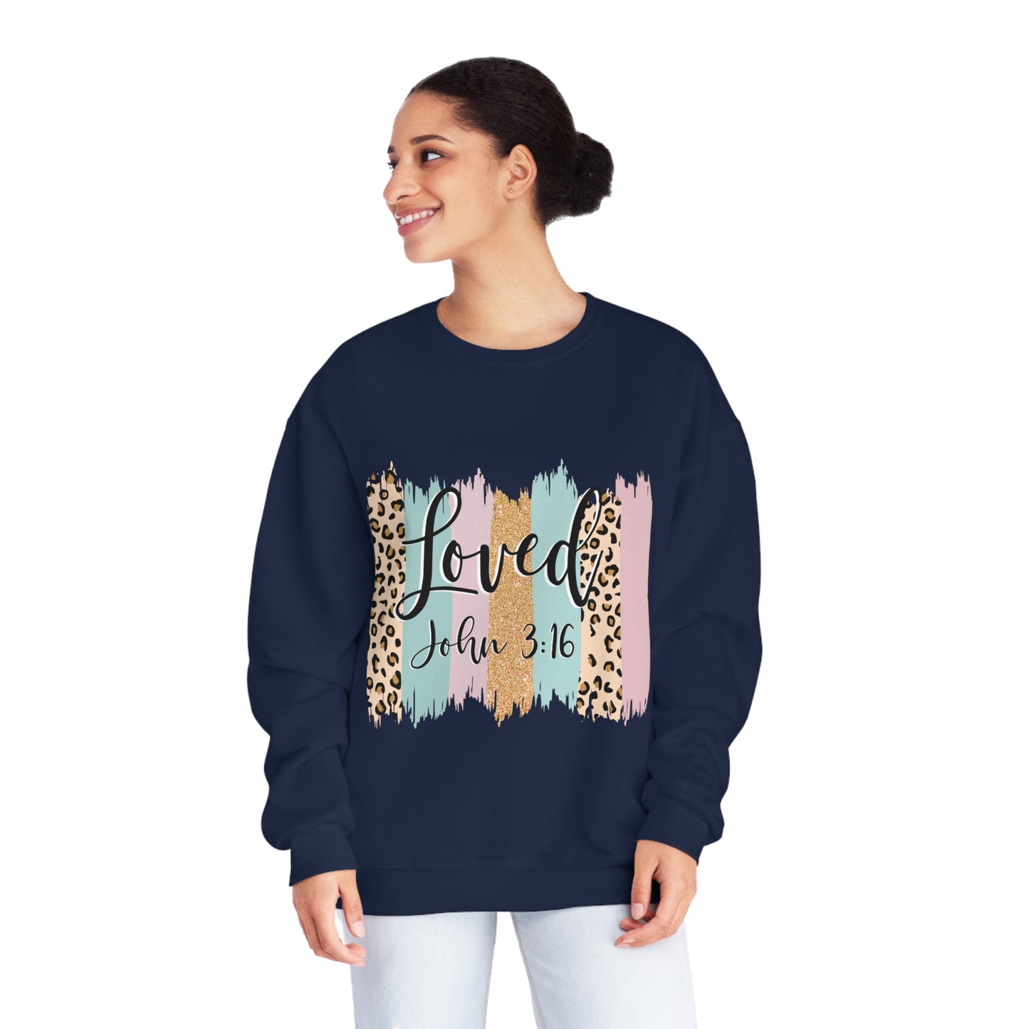 Loved John 3:16 Crewneck Sweatshirt