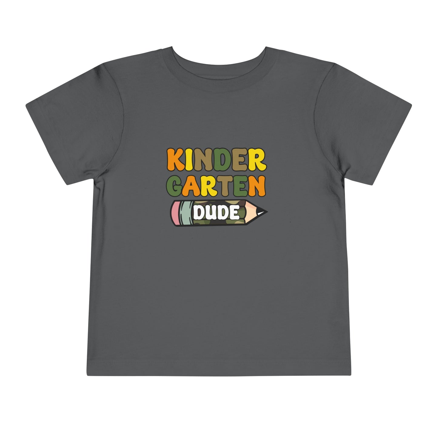 Kindergarten Dude Toddler Short Sleeve Tee