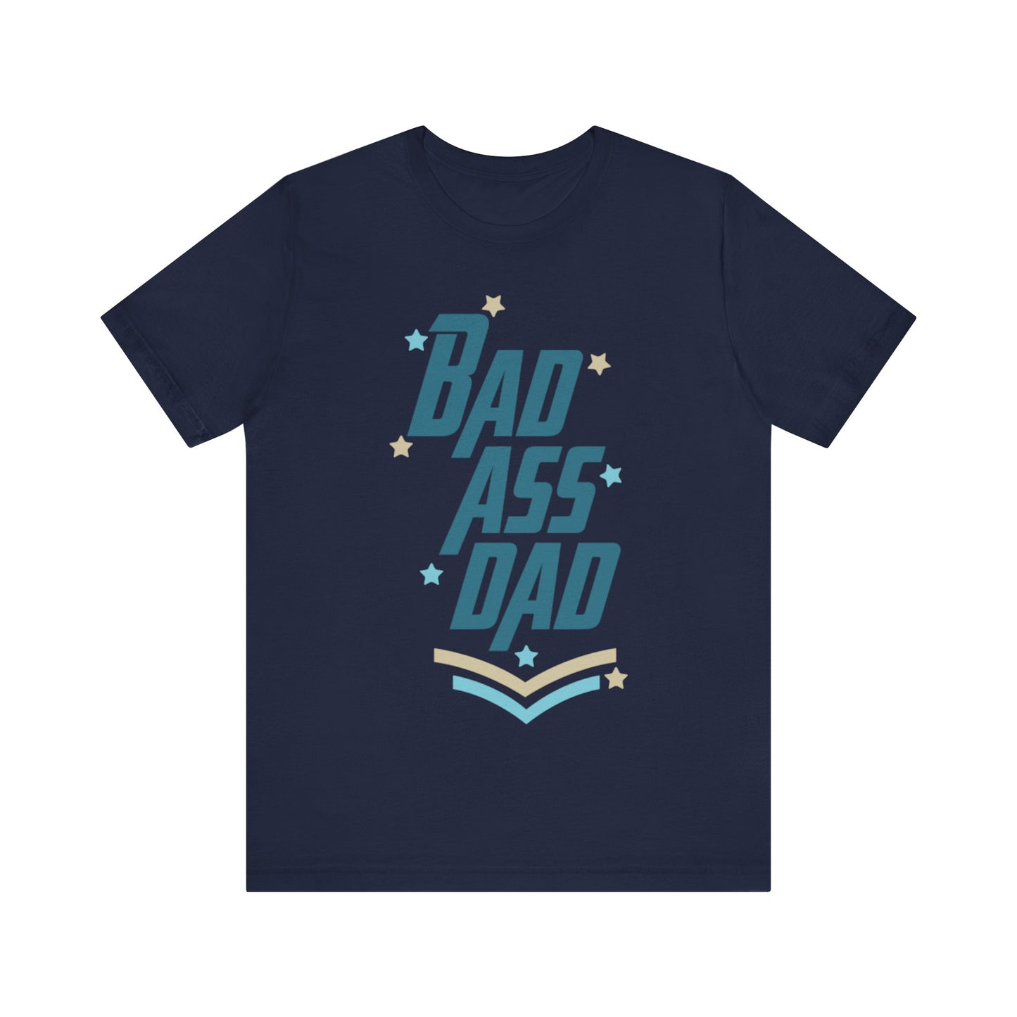 Bad Ass Dad Jersey Short Sleeve Tee
