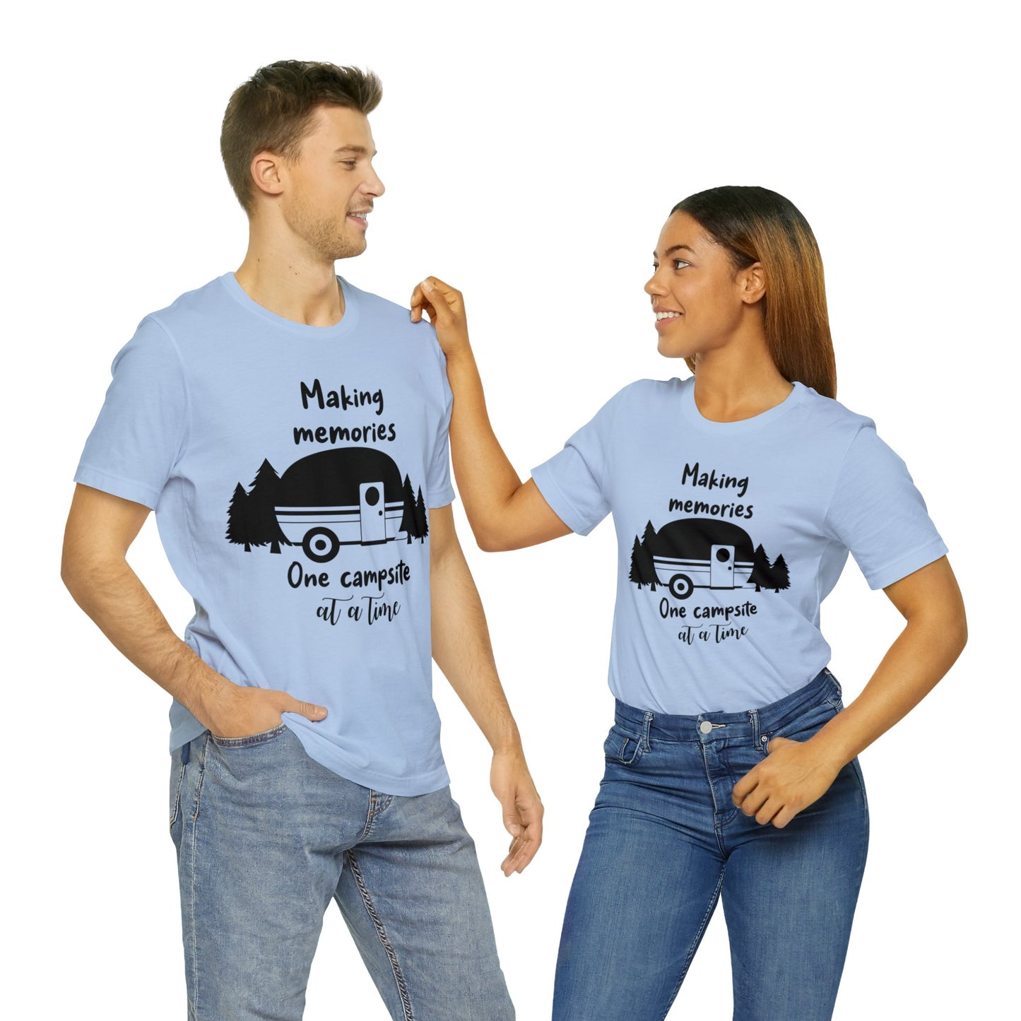 Making Memories One Campsite at a Time Short Sleeve Tshirt