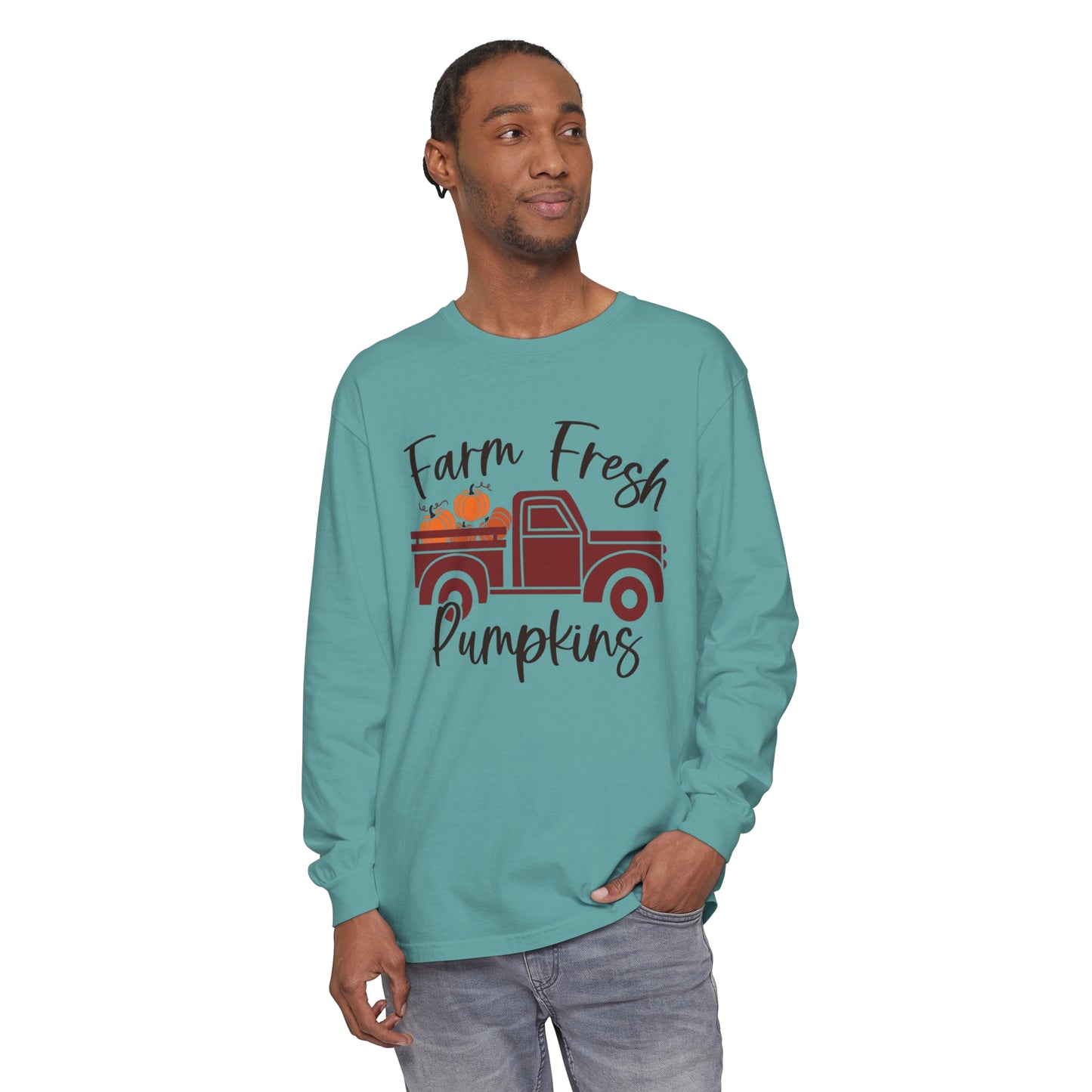 Farm Fresh Pumpkins Long Sleeve T-Shirt