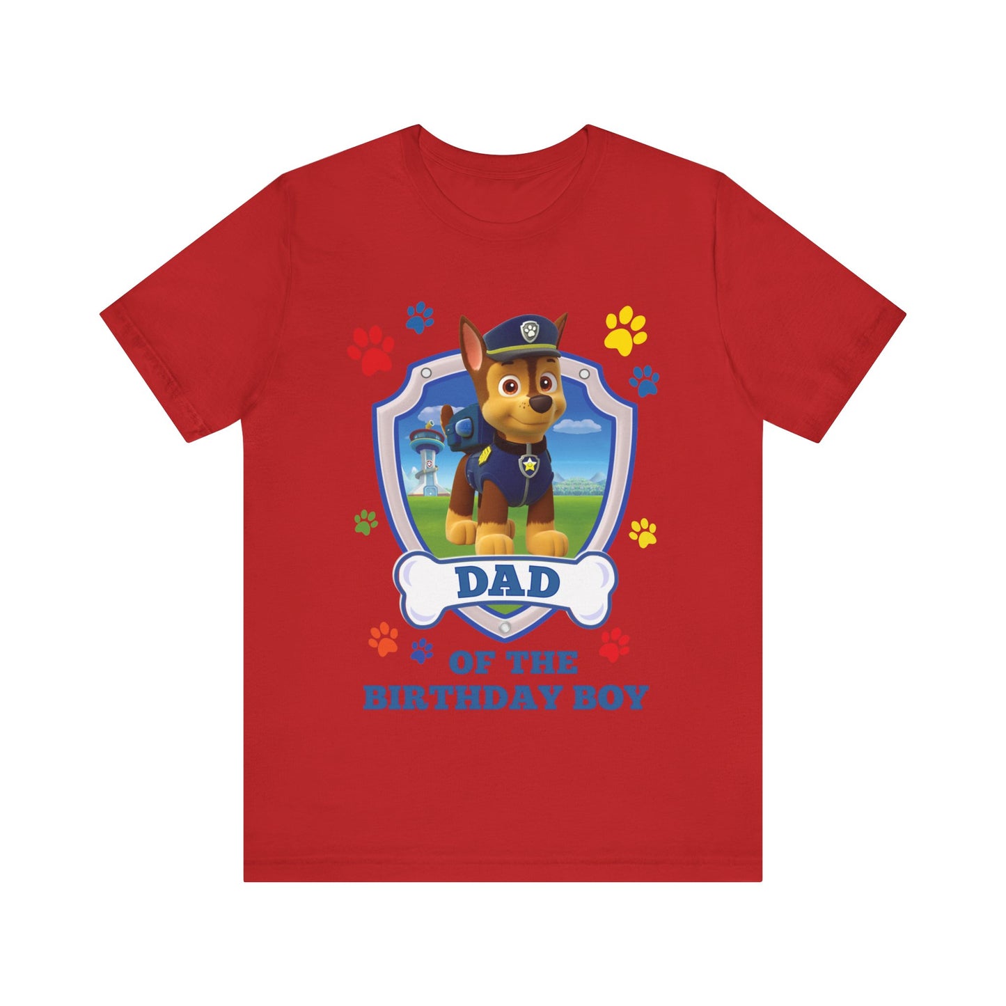 Dad of the Birthday Boy Jersey Short Sleeve Tee