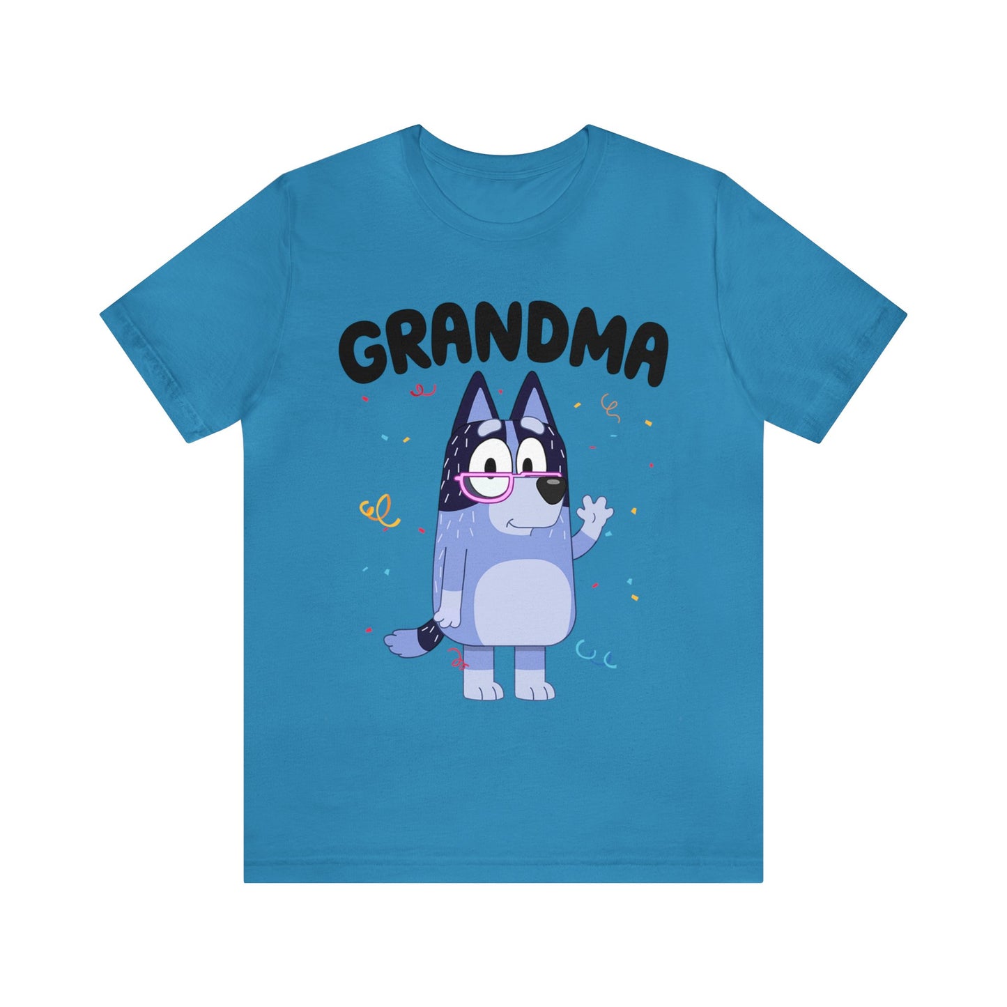 Grandma Bluey Birthday short sleeve Tshirt