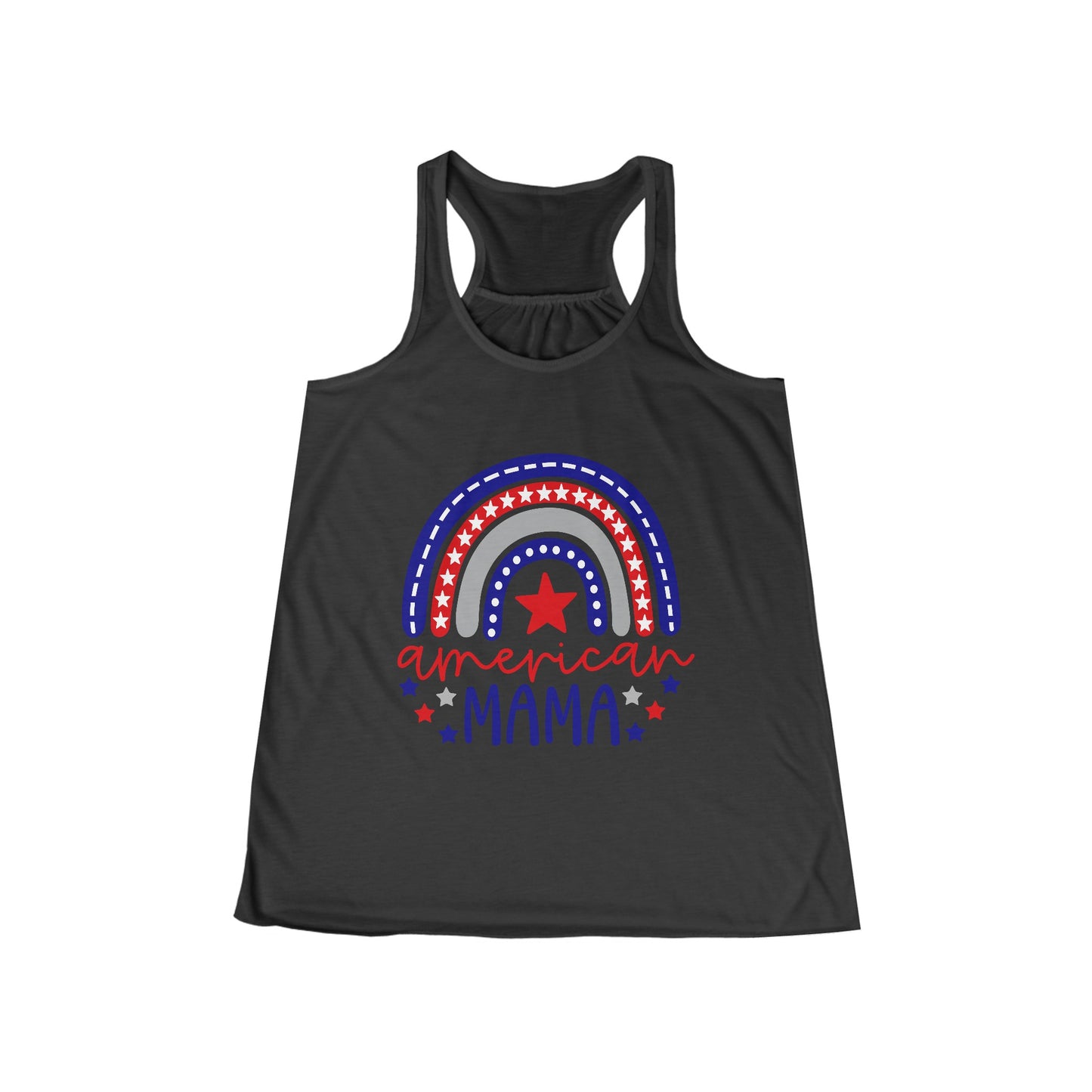 American Mama Women's Flowy Racerback Tank
